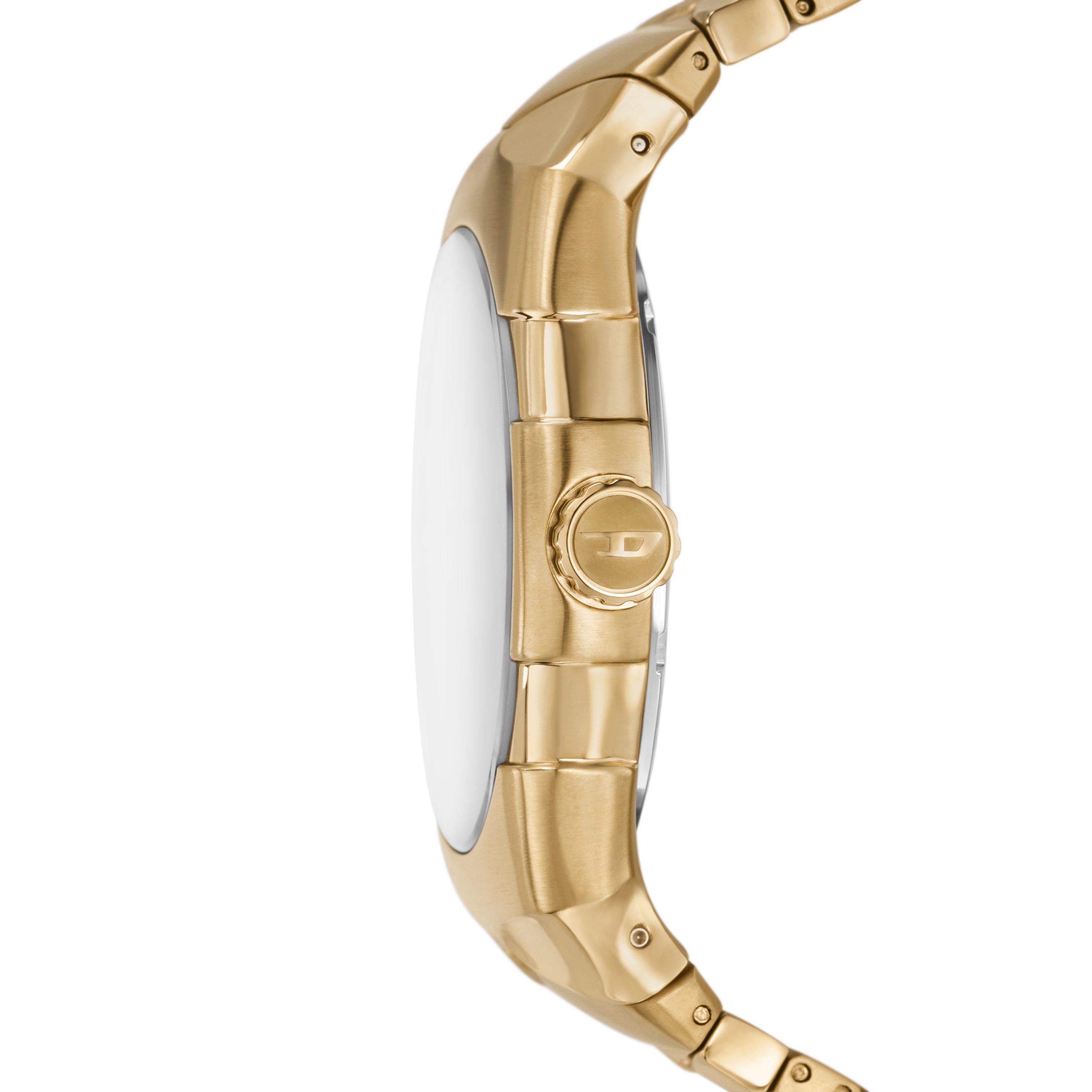 Gold - Diesel - D-Sruptor Three-Hand Stainless Steel Watch - 2
