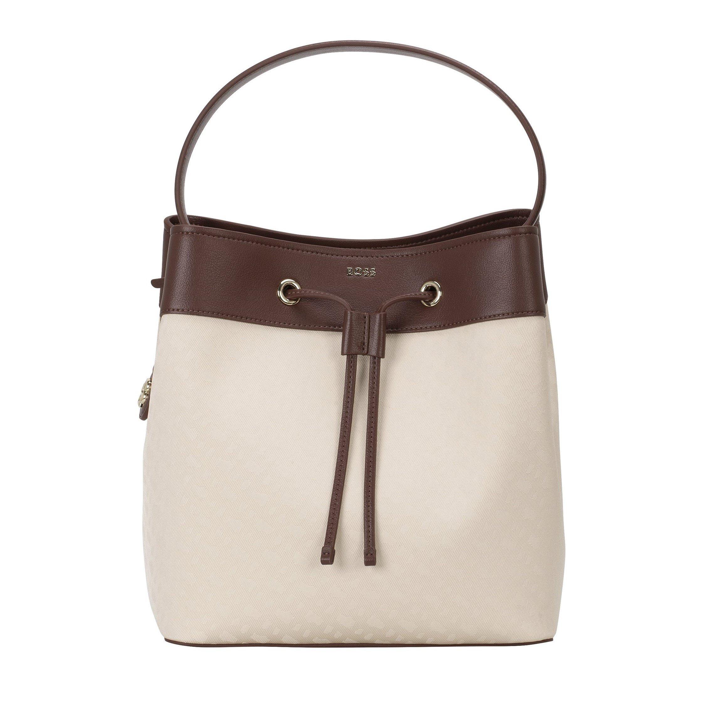 Dark Brown - Boss - Women's Liriel Bucket Bag - 1