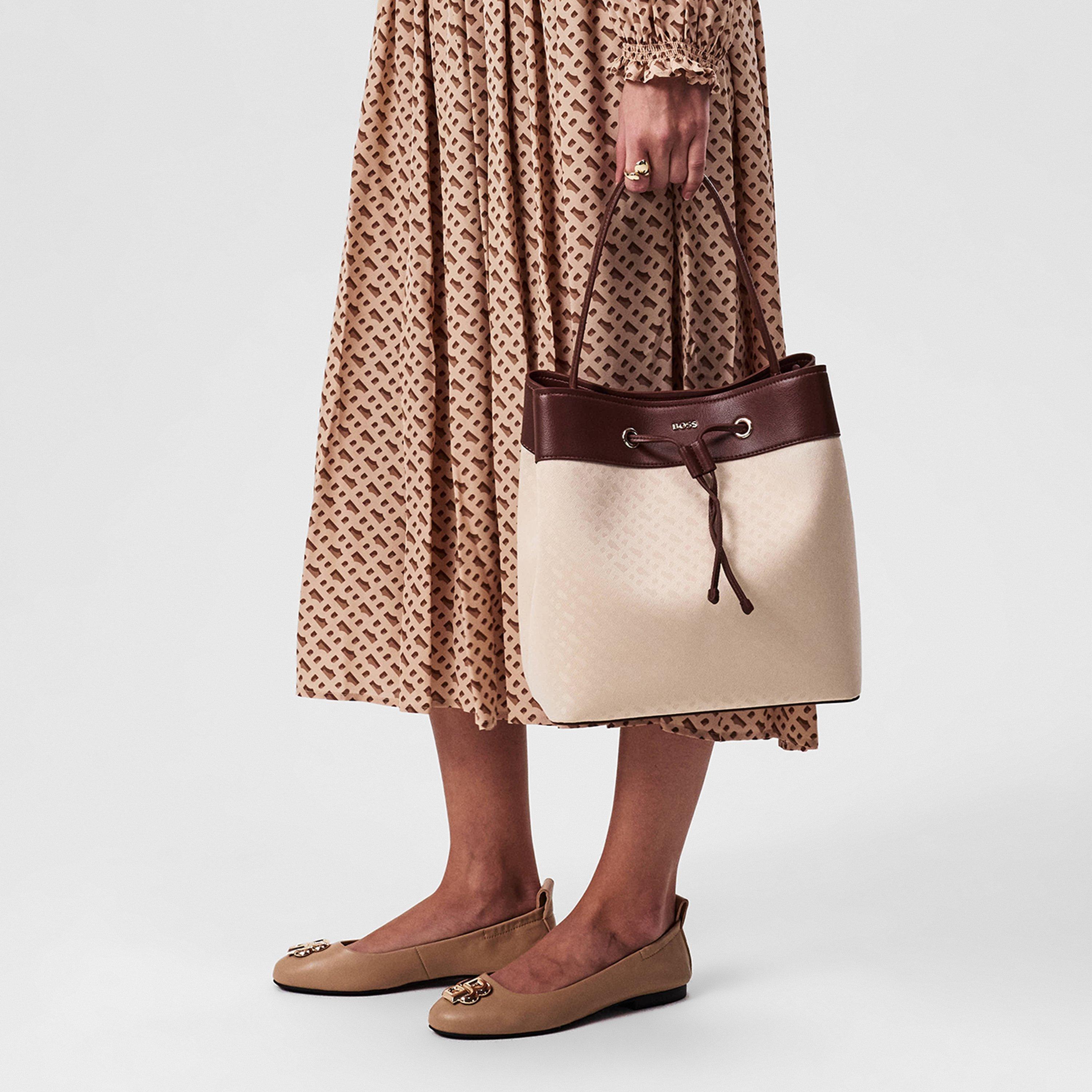 Dark Brown - Boss - Women's Liriel Bucket Bag - 2