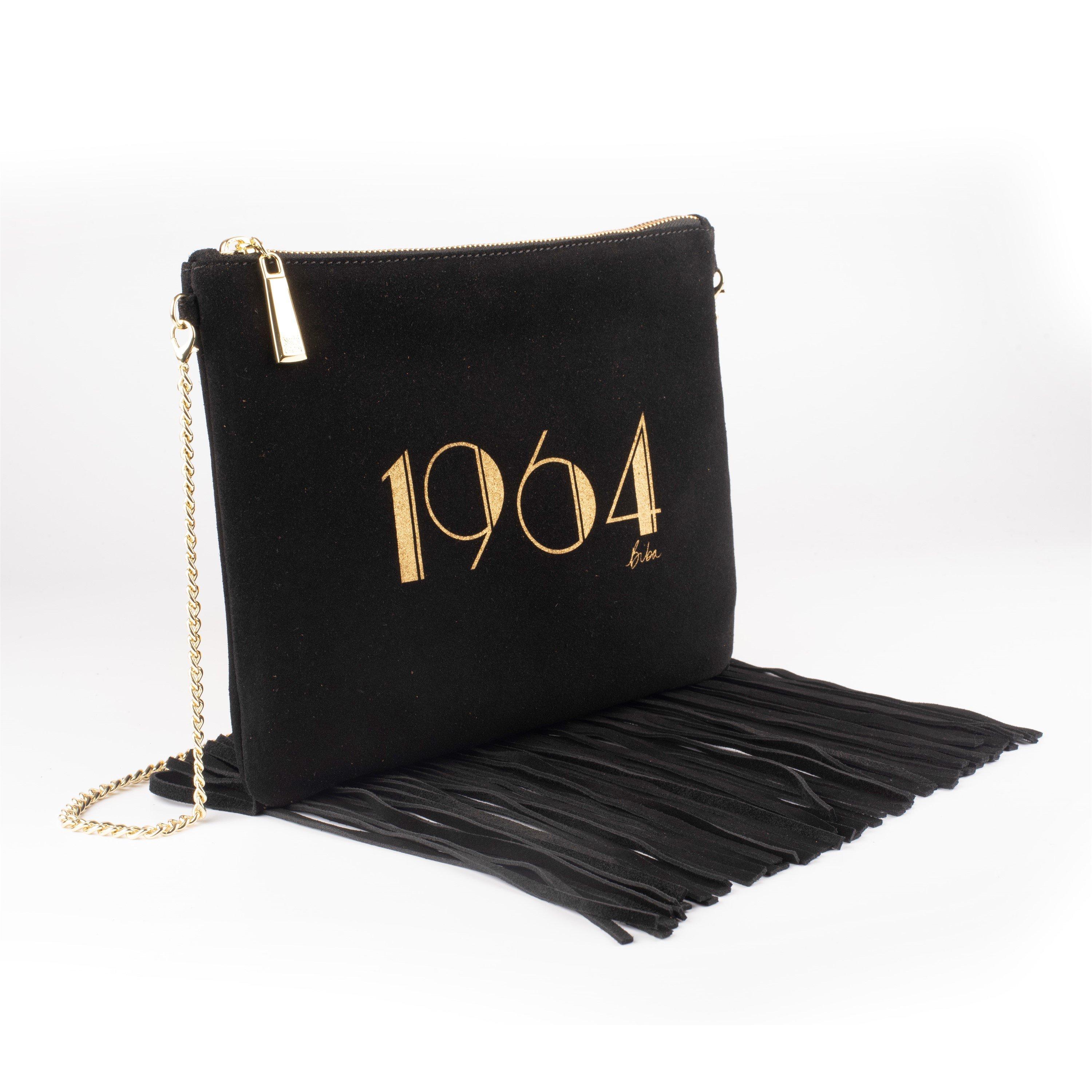 Schwarz - Biba - Biba Suede 1964 Fringe Pouch - 2