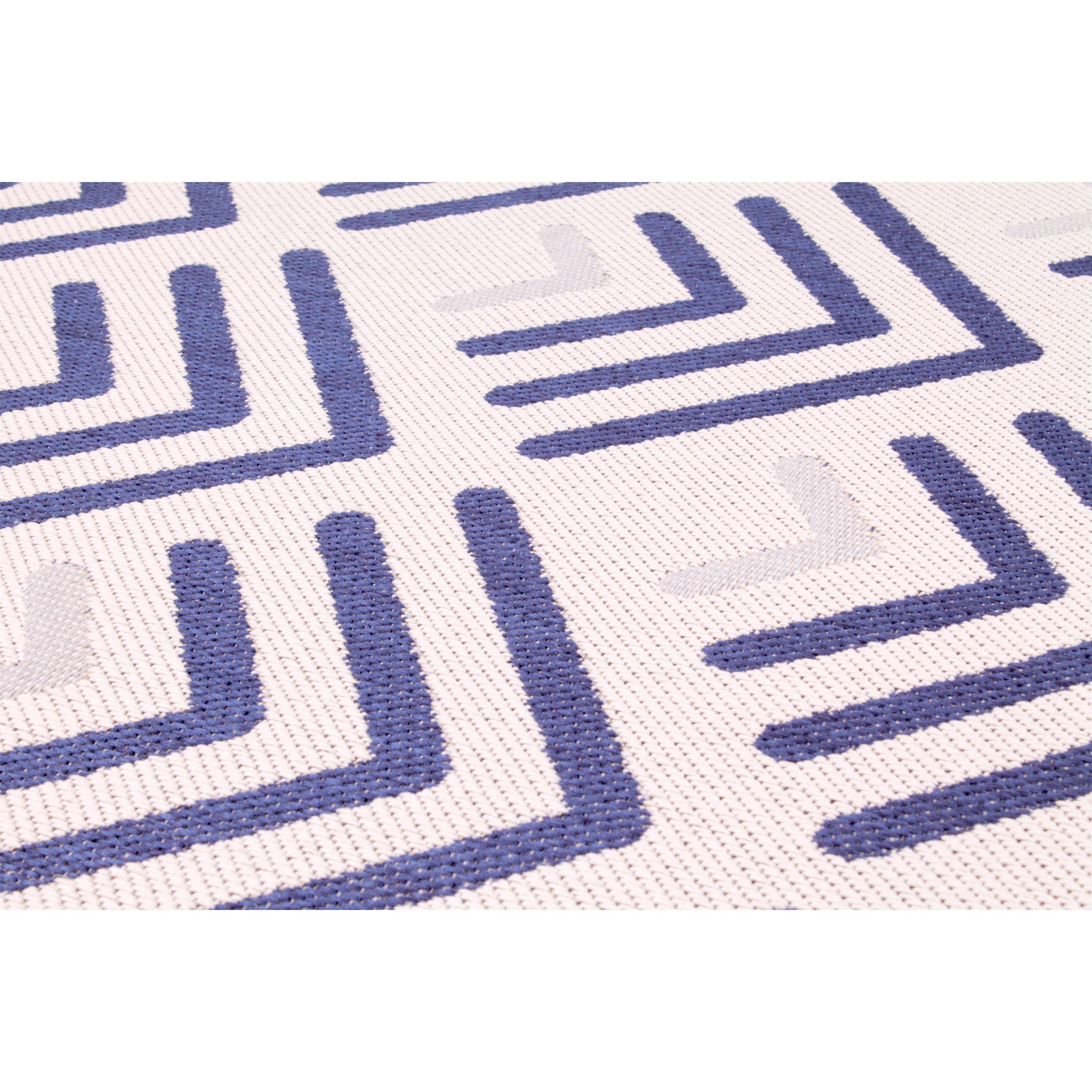 White / Navy - Rugstyle - SUMMER BREEZE CHEVRON - 3
