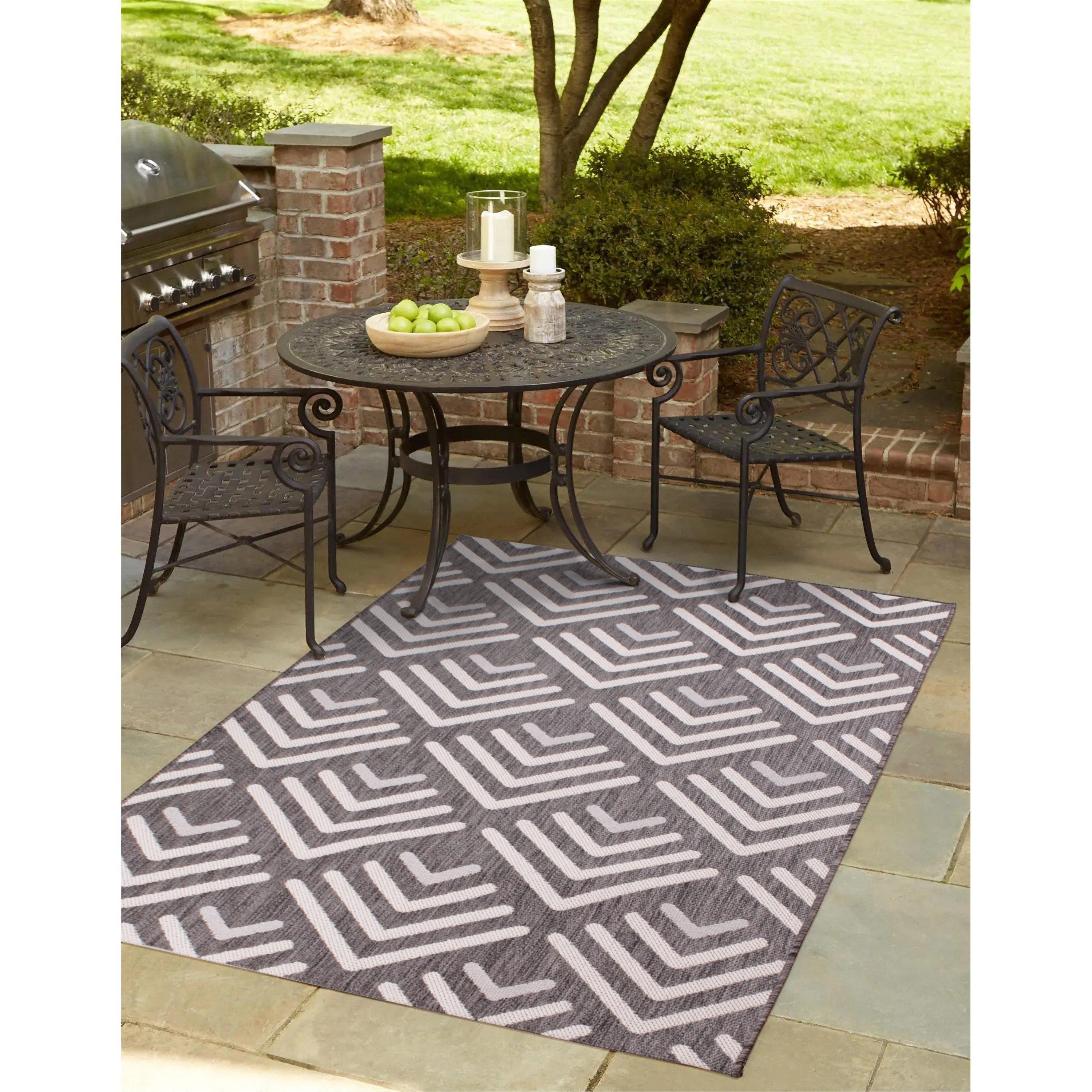 Grey - Rugstyle - SUMMER BREEZE CHEVRON - 1