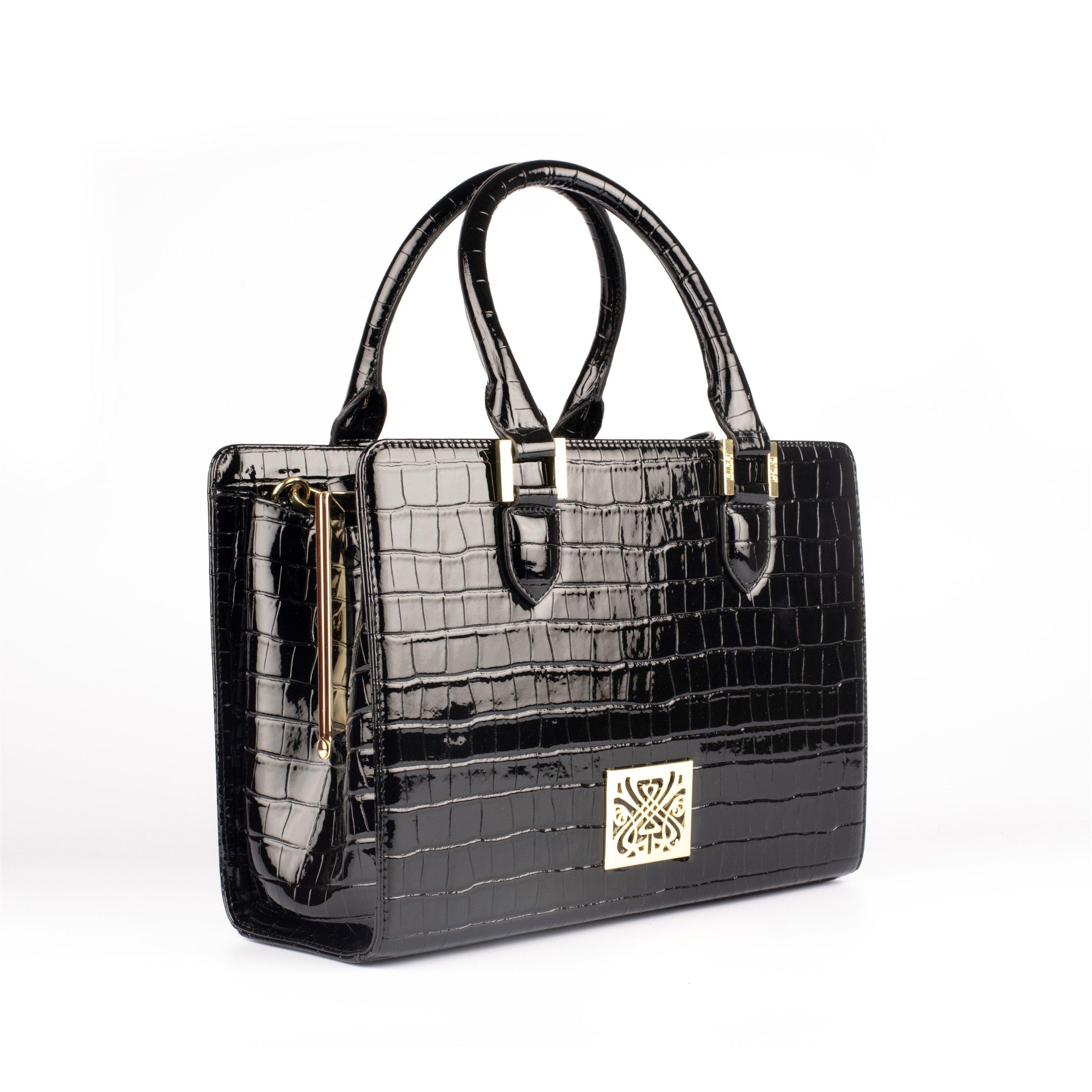 Black Croc - Biba - Biba Skyler Tote Bag - 2