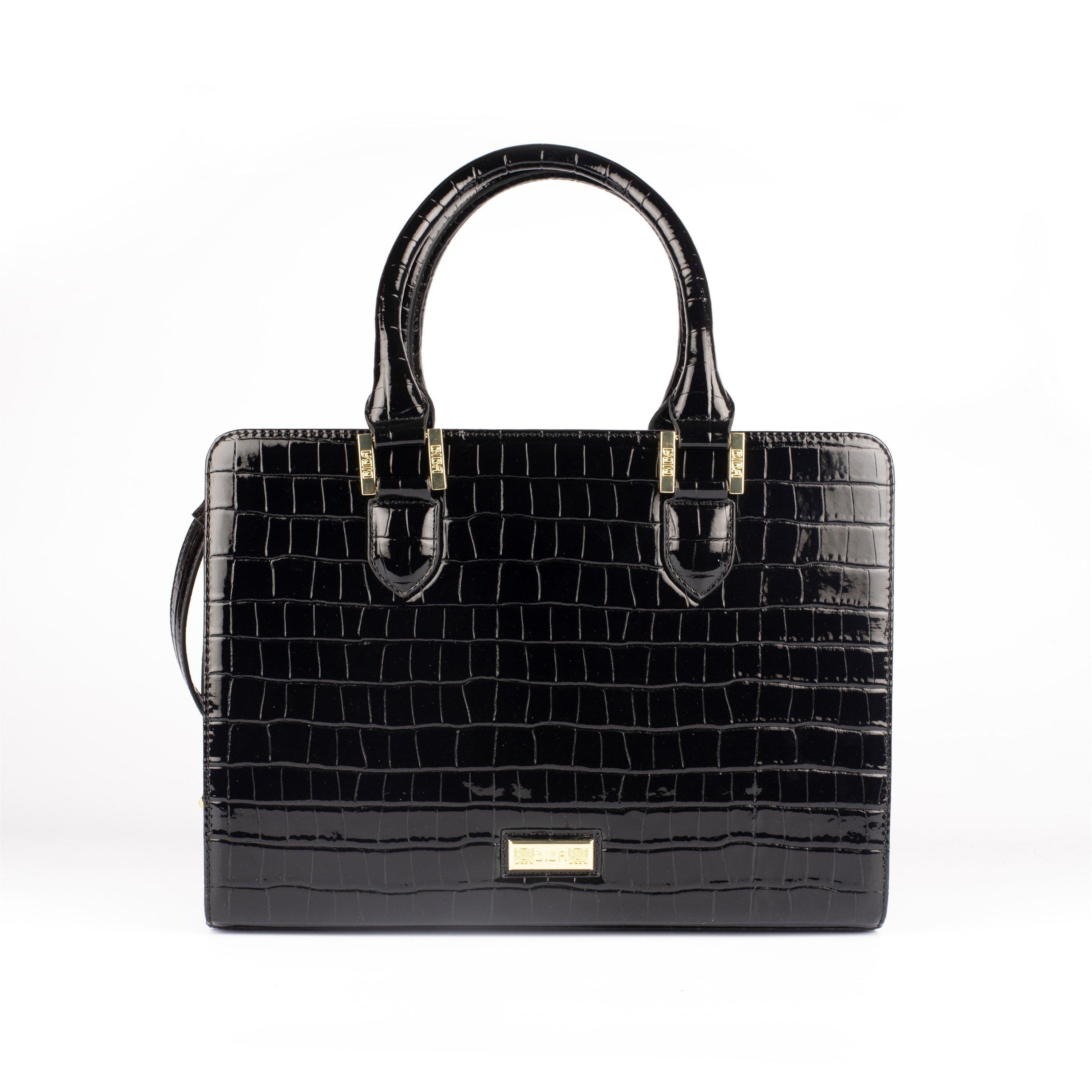 Black Croc - Biba - Biba Skyler Tote Bag - 4