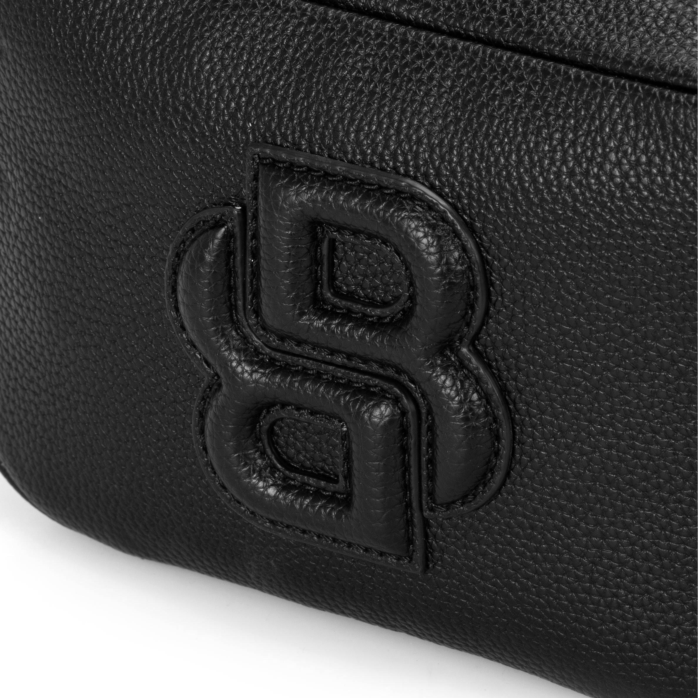 Black - Boss - Women's Anett Premium Grained Crossbody Bag - 4