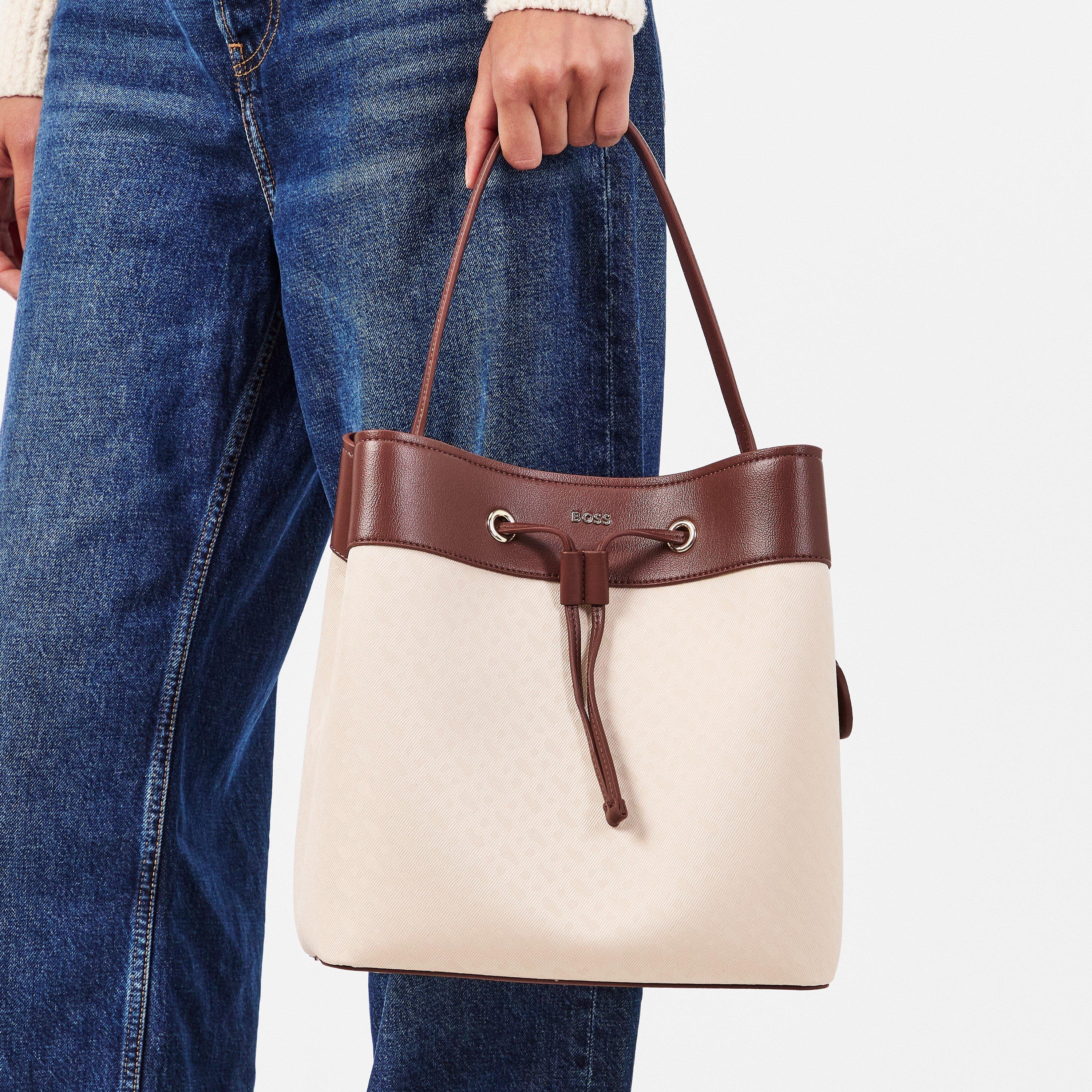 Dark Brown - Boss - Women's Liriel MG Bucket Bag - 3