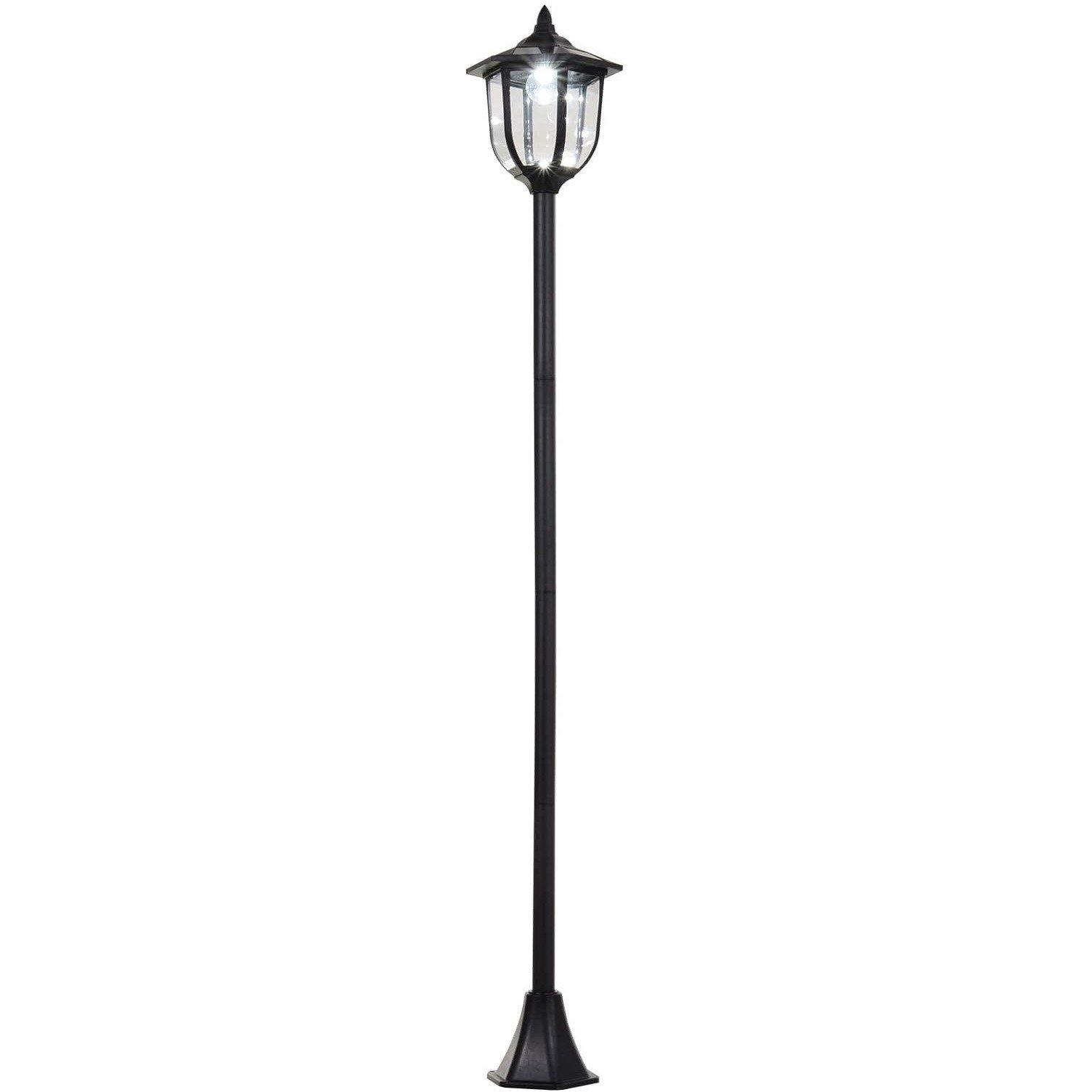 HOMCOM Outsunny Outdoor Garden Solar Lamp Post