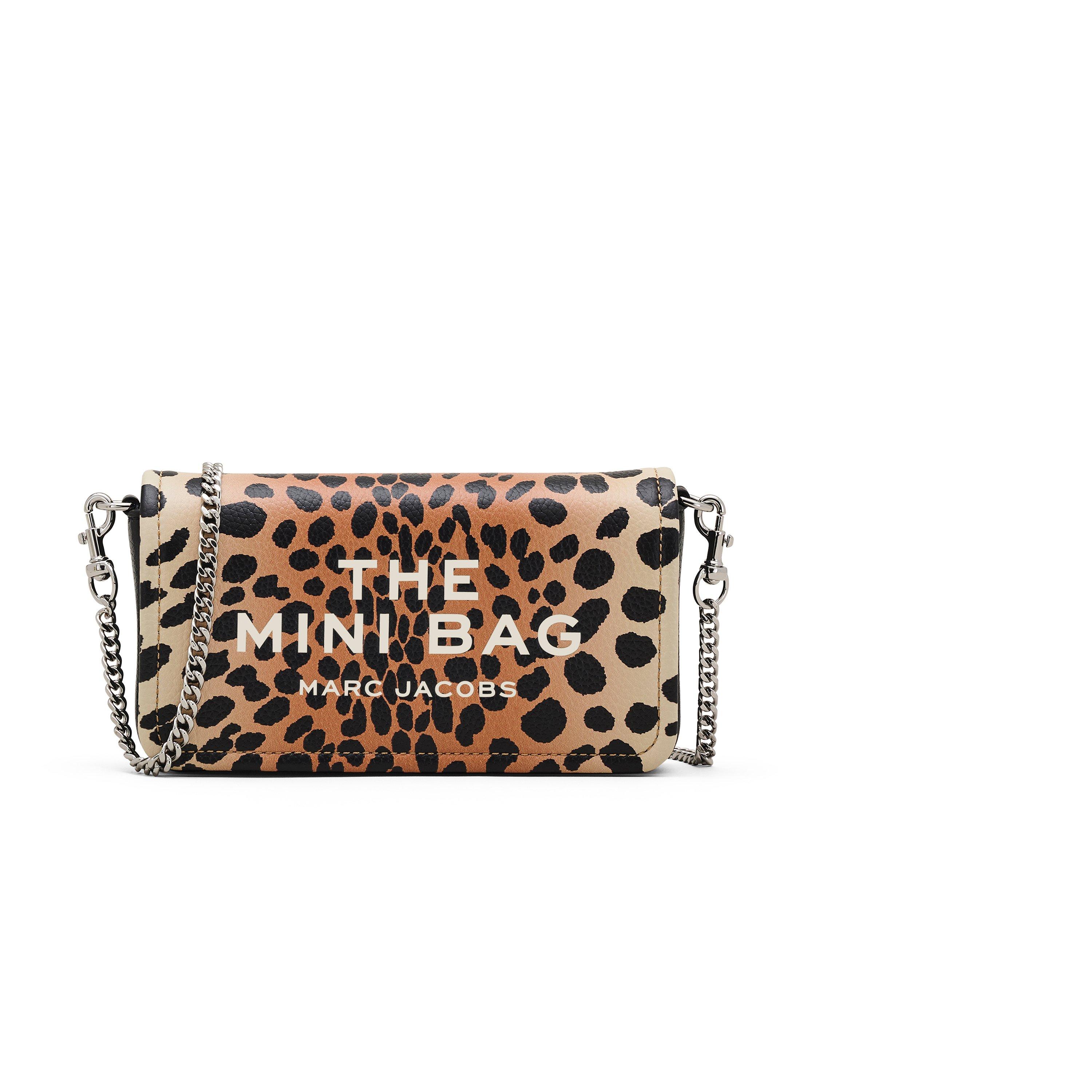 Marc Jacobs Women's Cheetah Convertible Wallet On Chain - Black Multi