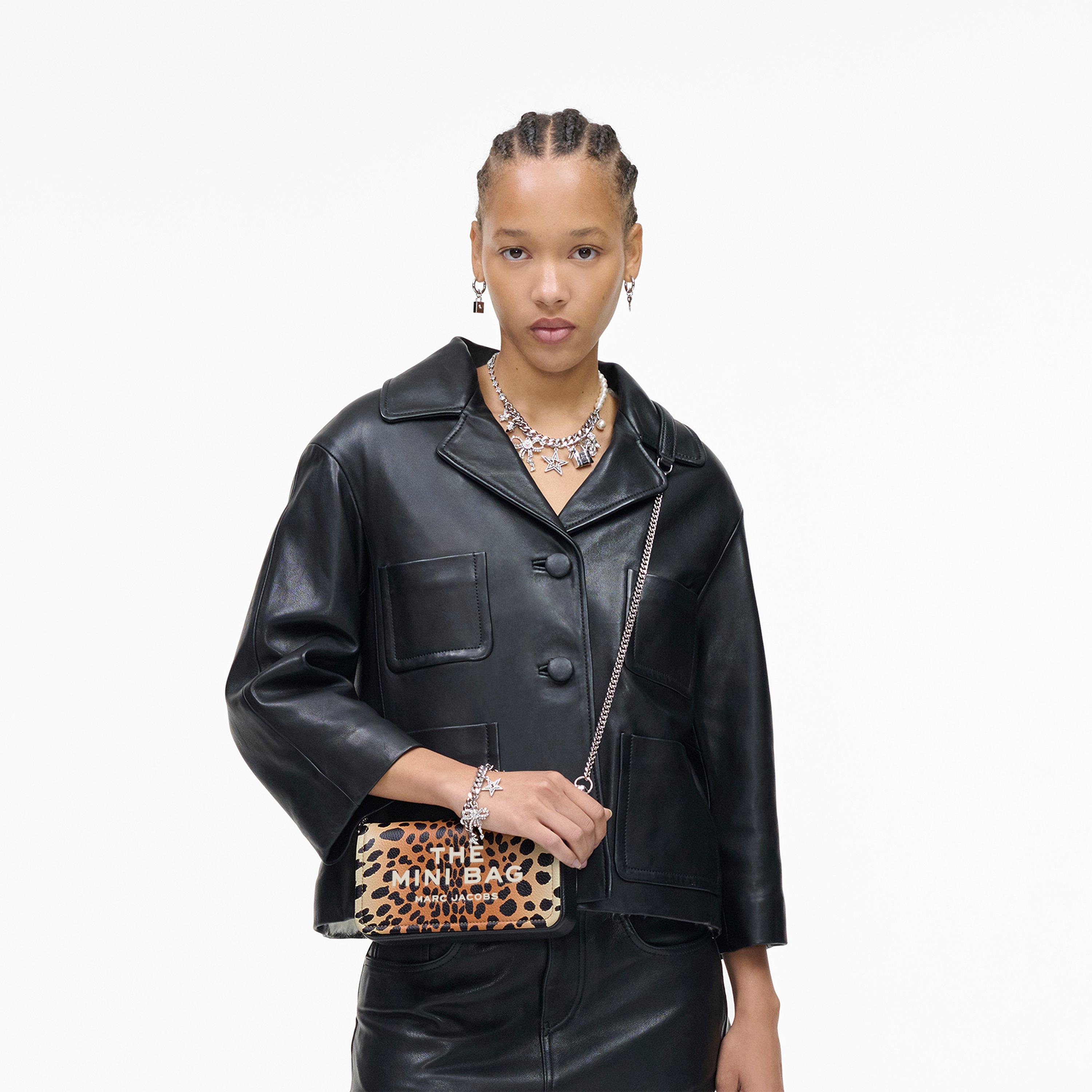 Black Multi - Marc Jacobs - Women's Cheetah Wallet On Chain - 2