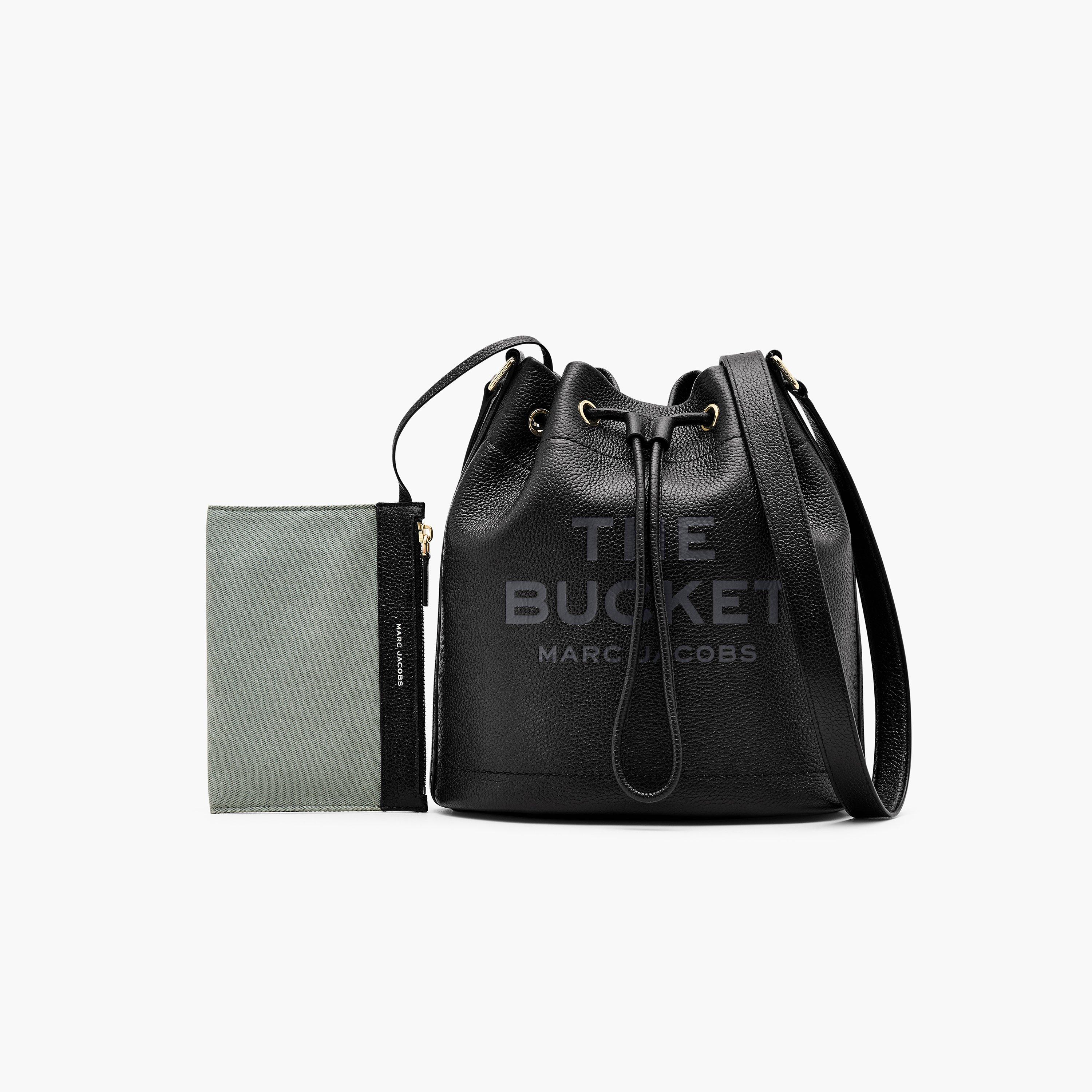 Black - Marc Jacobs - Leather Bucket Bag - 5