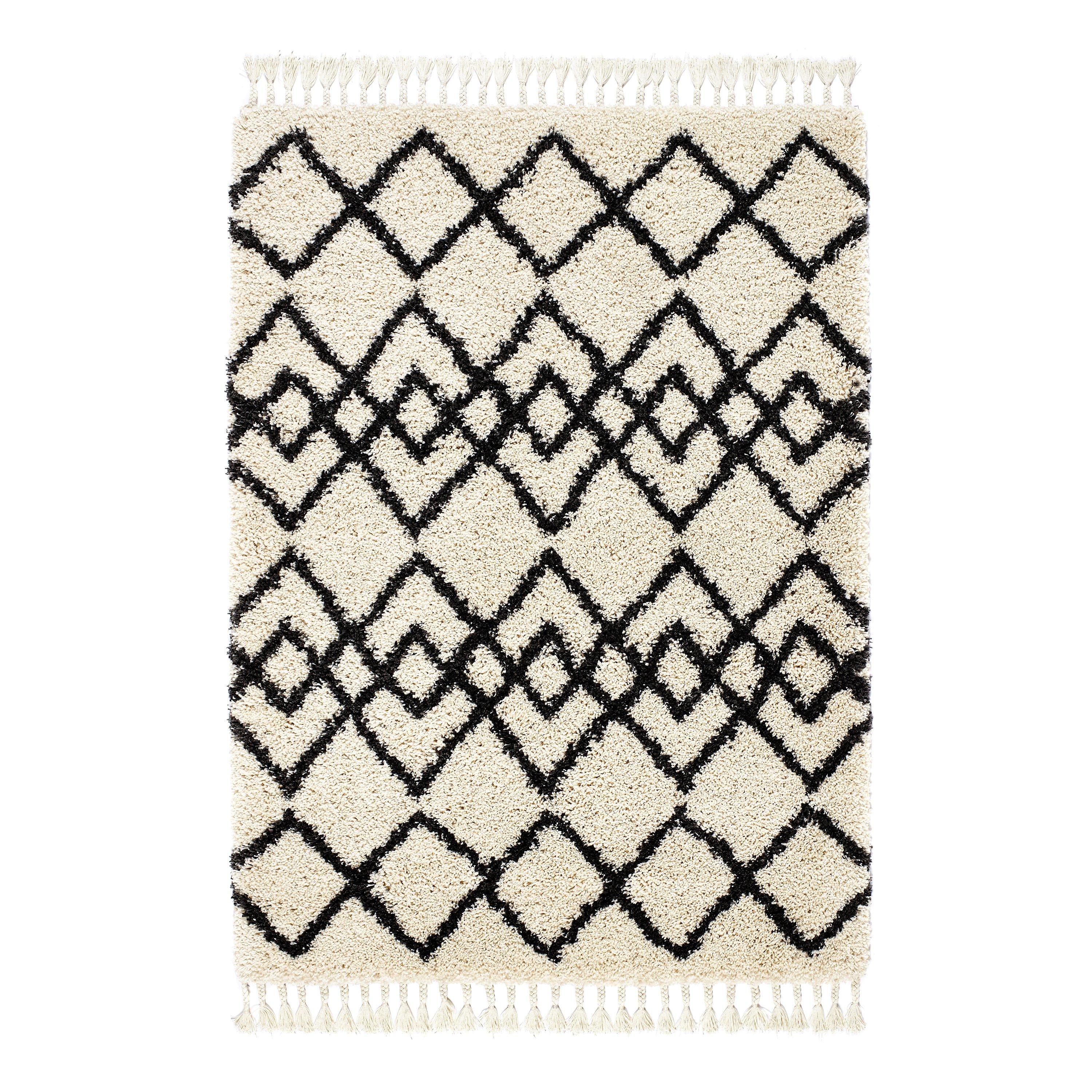 Origin Rugs  Morocco /Charcoal Ivory - 160x230cm