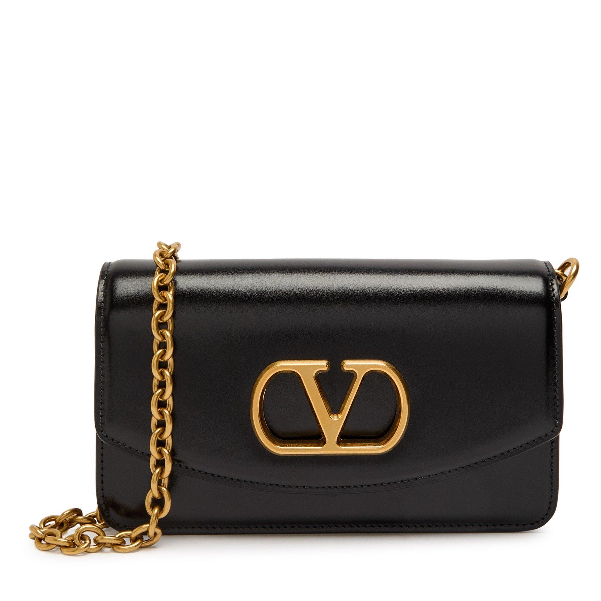 BLACK - Valentino - VAL CLUTCH SML VLGO VAIN