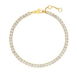 Inicio Recycled 14K Gold Plated Tennis Bracelet - Gift Po