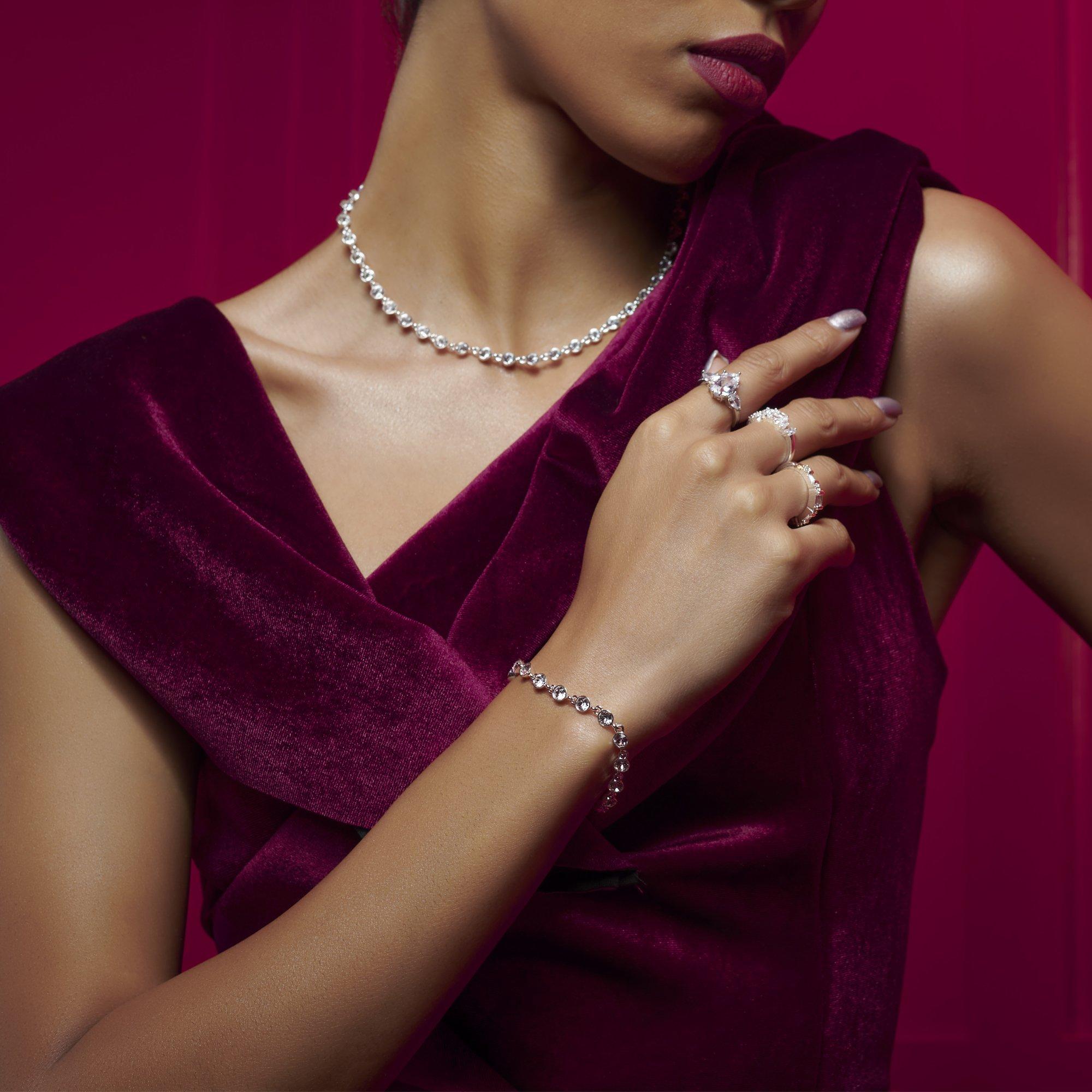 Silver - Jon Richard - Silver Plated Tennis Bracelet - 3