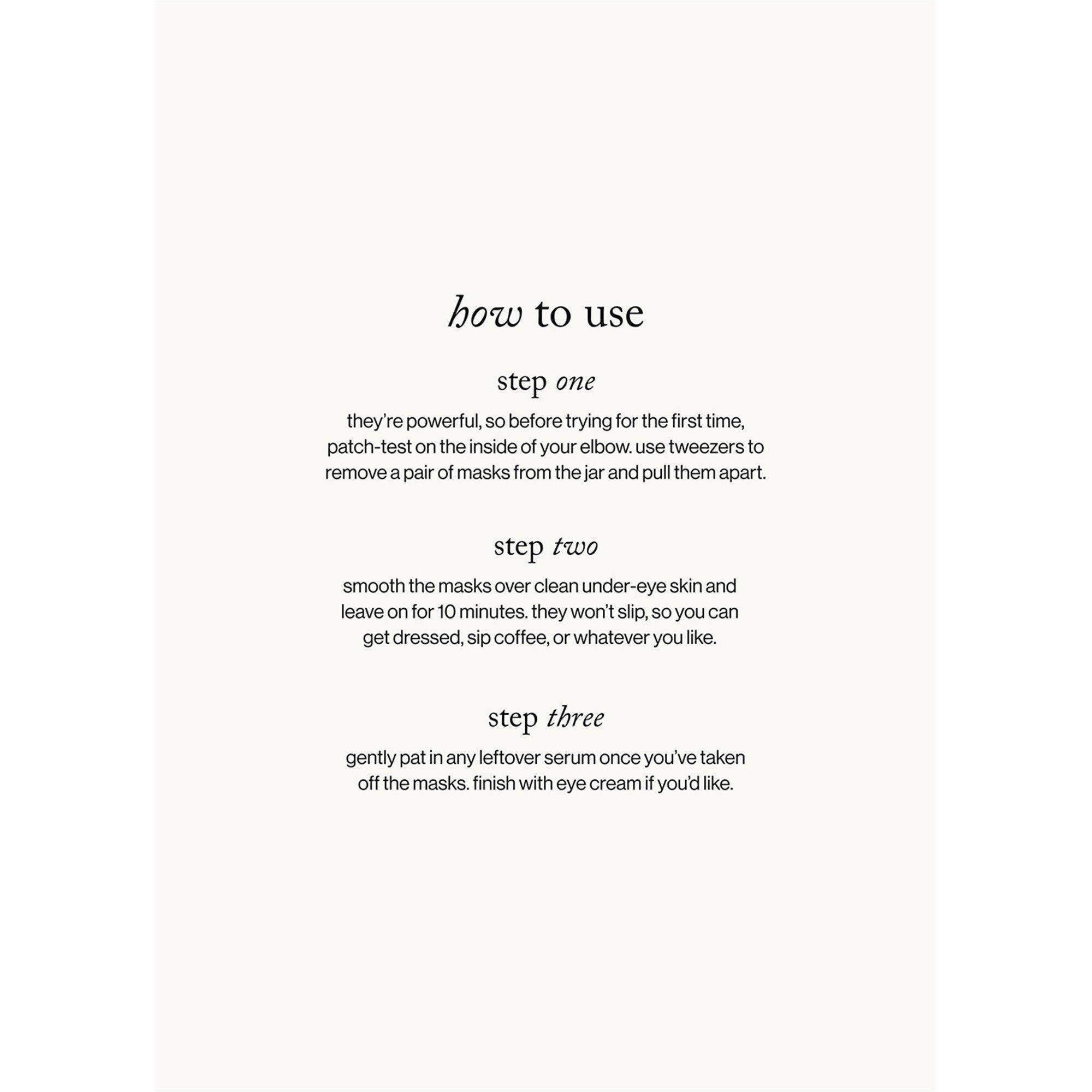Not Applicable - Goop - LIFT + DEPUFF EYE MASKS - 5
