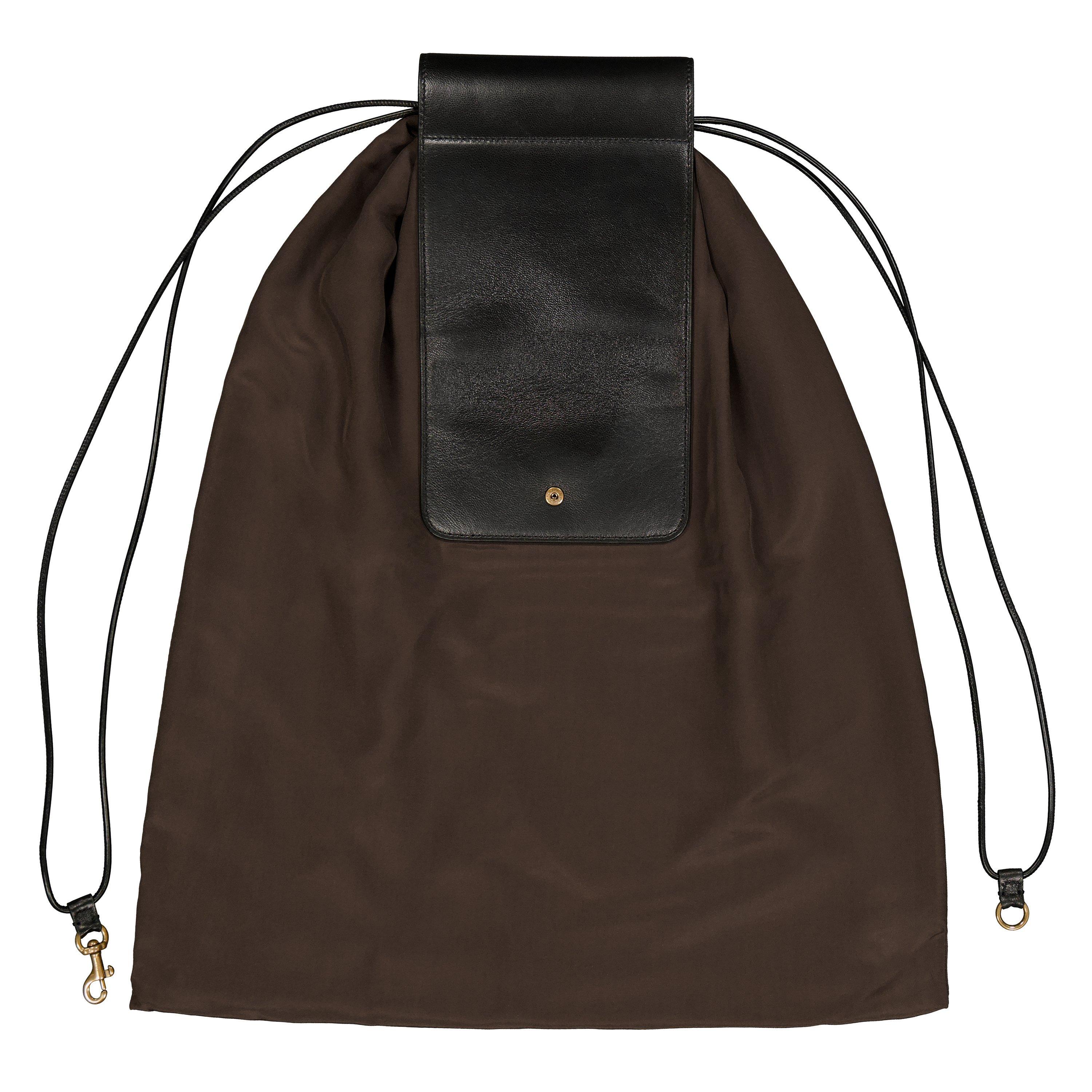 BROWN - Saint Laurent - YSL PM POCHON LARGE - 2