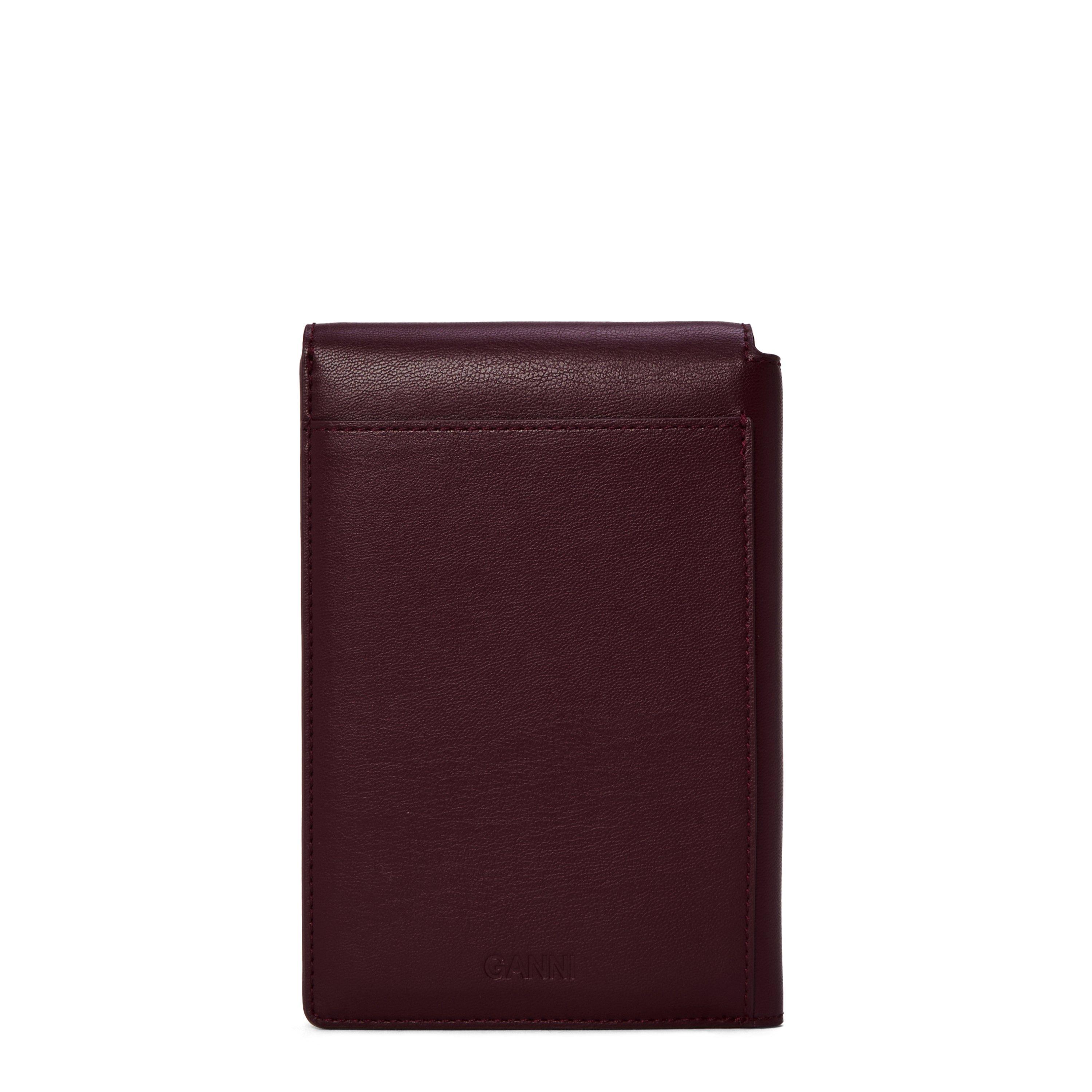 BURGUNDY - Ganni - Travel Wallet - 2