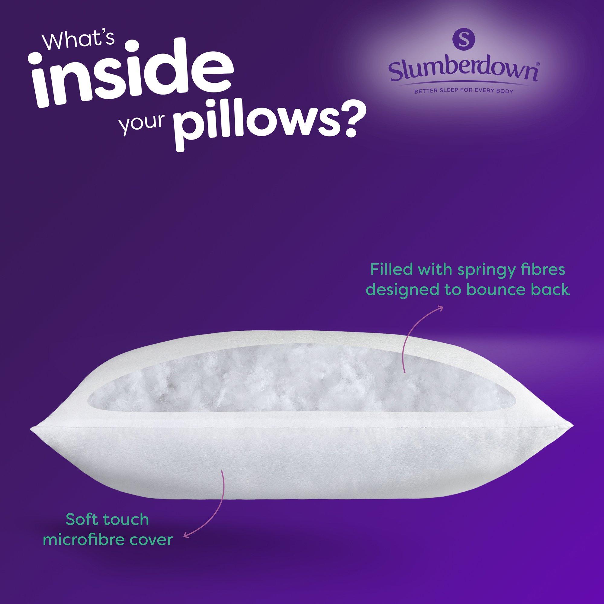 White - Slumberdown - Cosy Nights Medium Support Pillow - 6