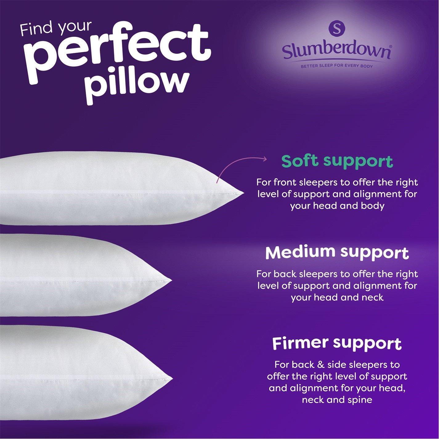 White - Slumberdown - Cosy Nights Soft Support Pillow - 5