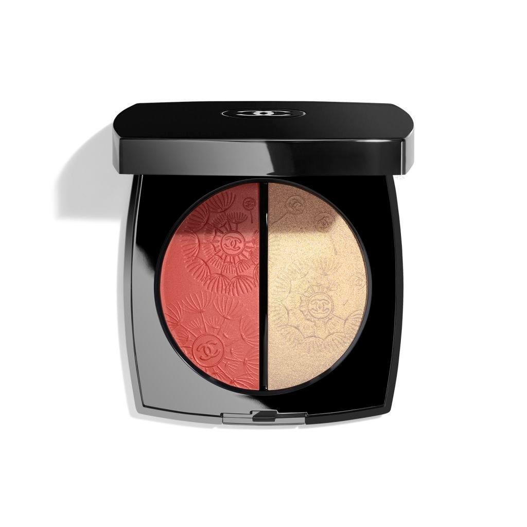 GOLD AND PEACH - CHANEL - JARDIN IMAGINAIRE BLUSH AND HIGHLIGHTER DUO - 1