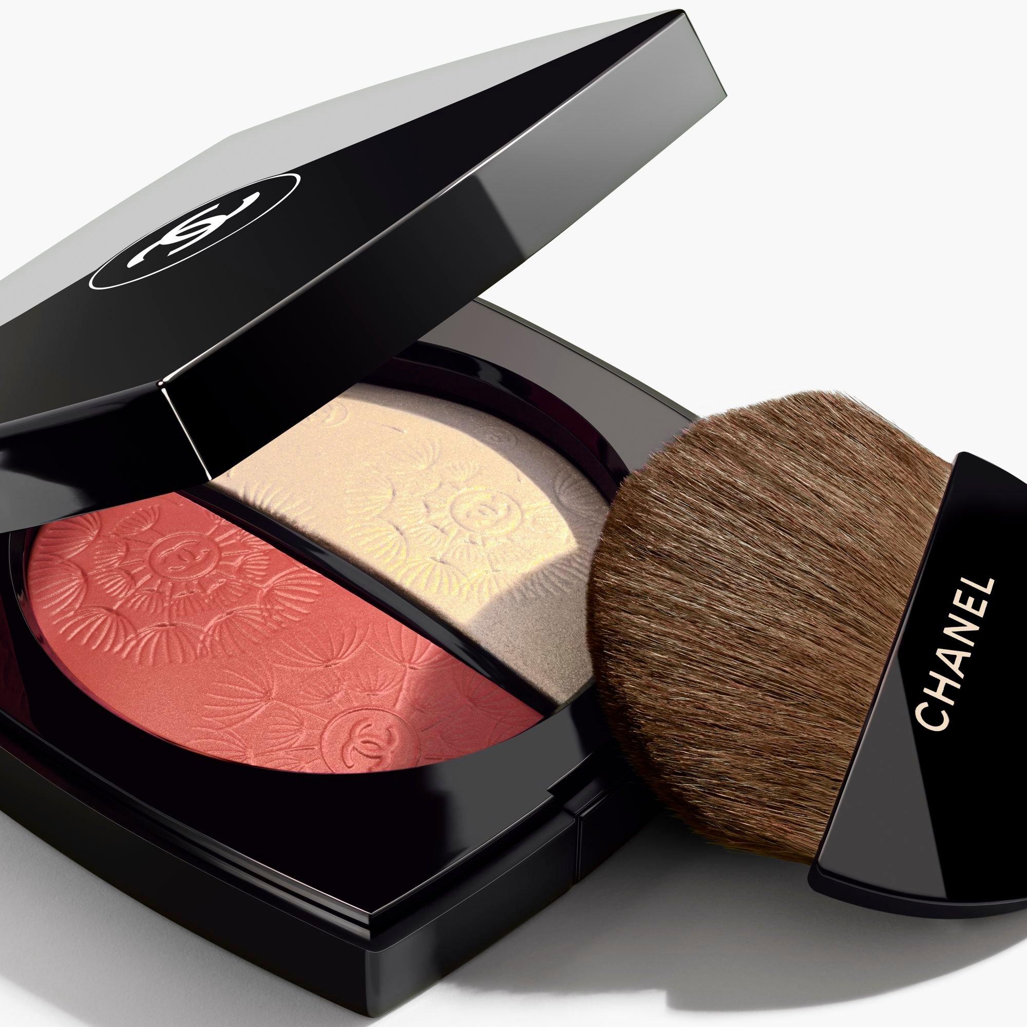 GOLD AND PEACH - CHANEL - JARDIN IMAGINAIRE BLUSH AND HIGHLIGHTER DUO - 2