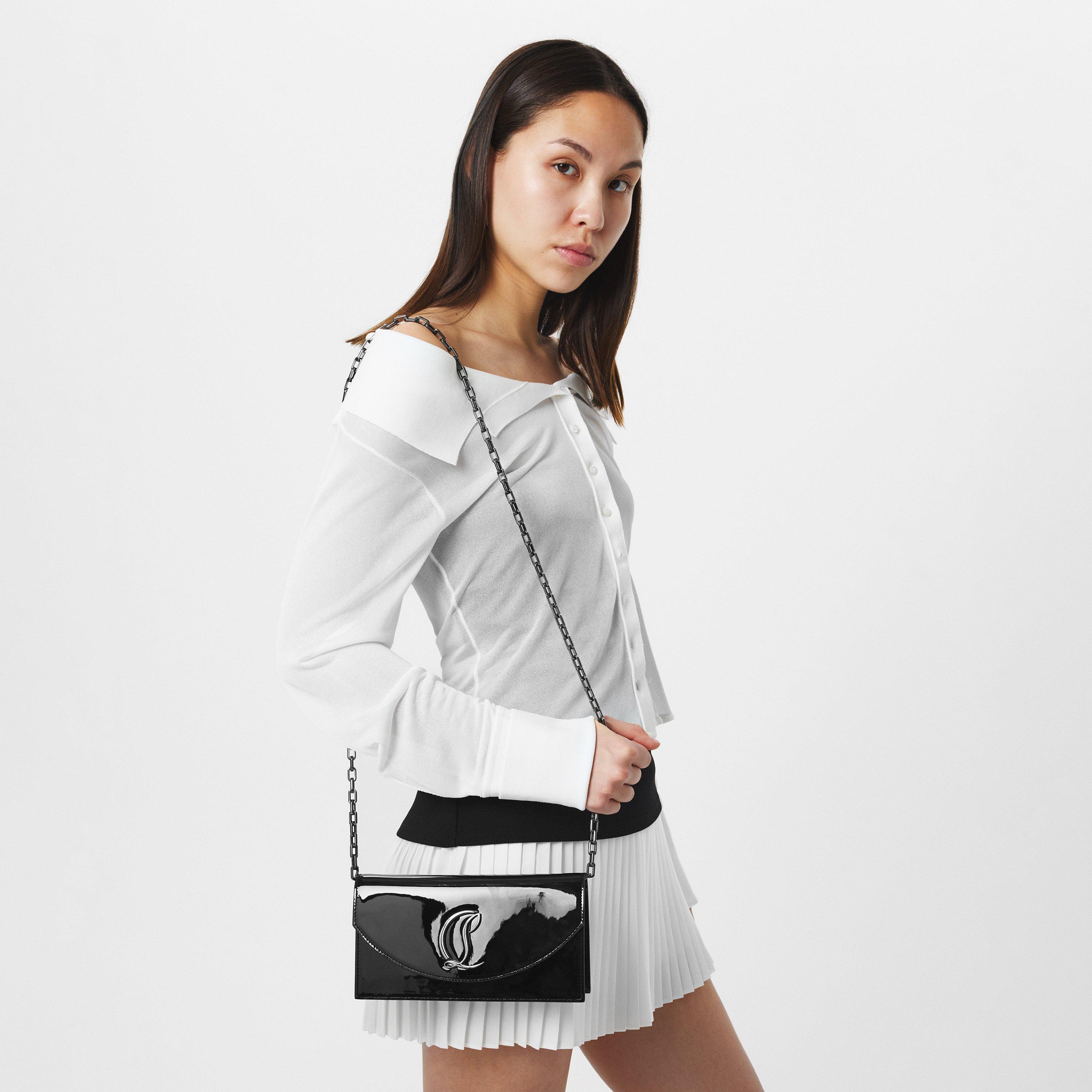 Black Gun Metal - Christian Louboutin - Loubi54 Clutch Bag - 3