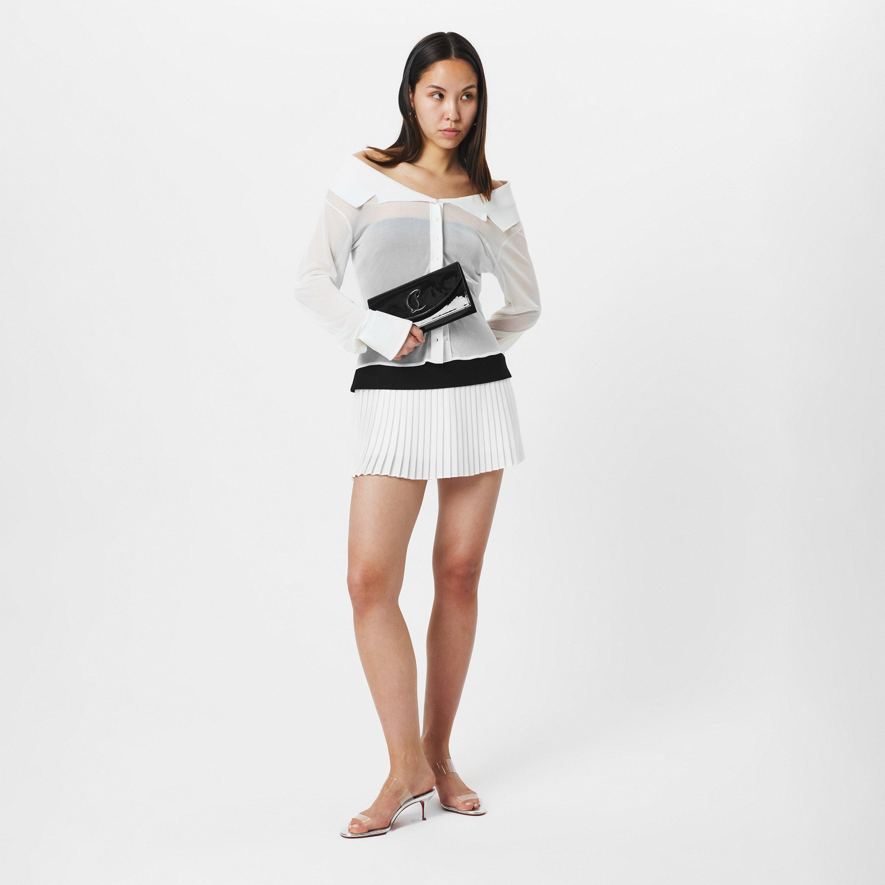 Black Gun Metal - Christian Louboutin - Loubi54 Clutch Bag - 6