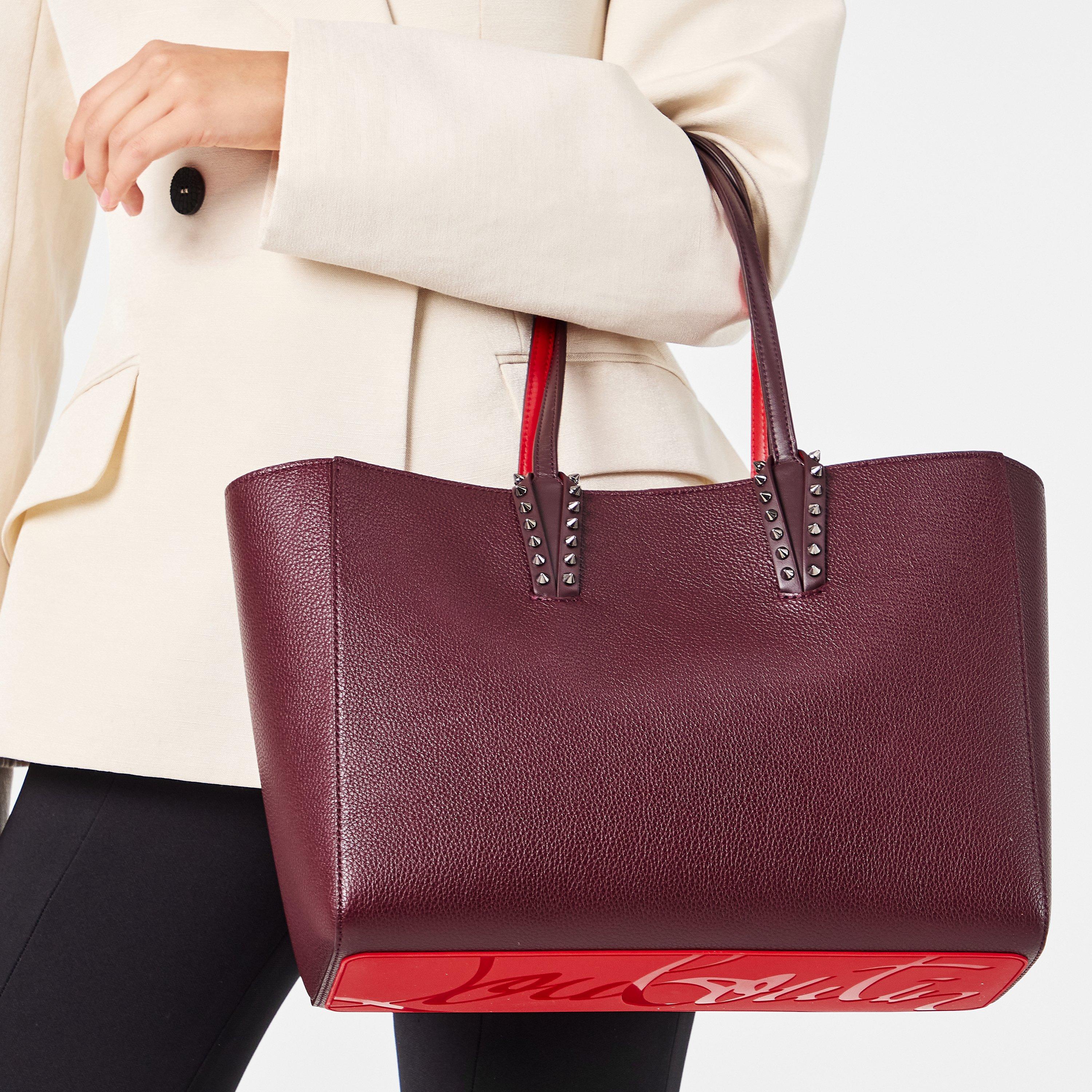 Christian Louboutin Stud Leather Cabata Small Shoulder Bag