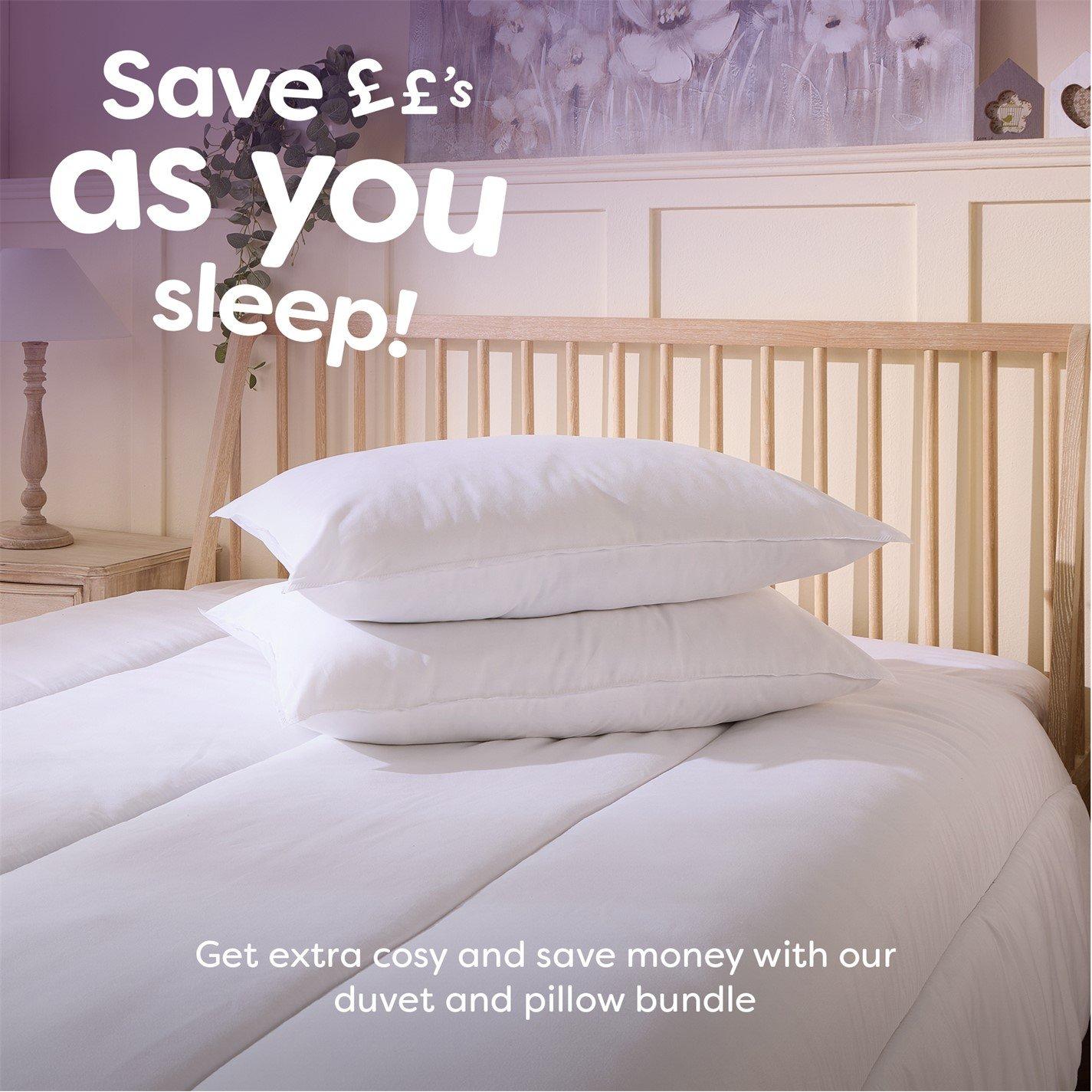 White - Slumberdown - Climate Control Medium Support Pillow - 7