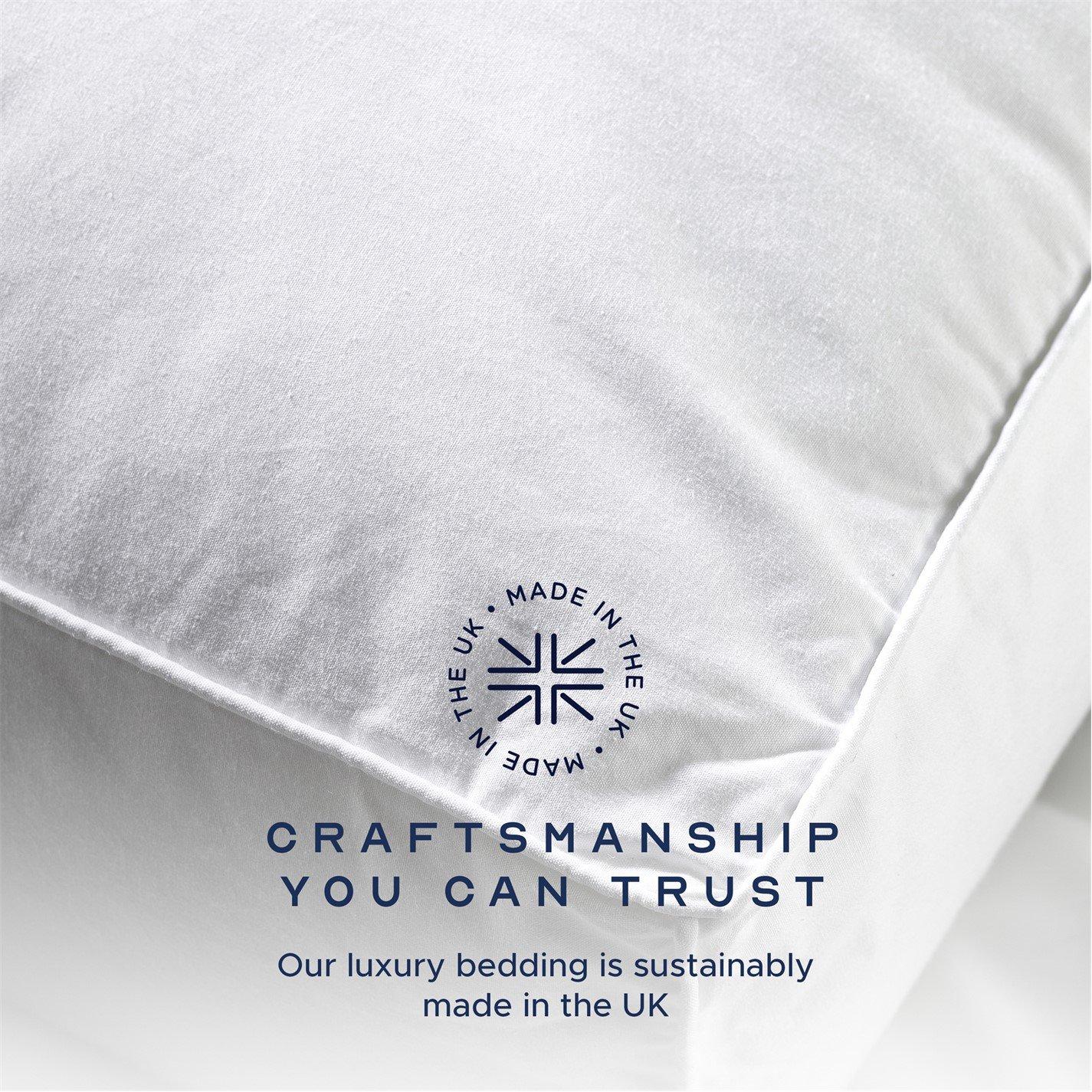 White - Snuggledown - Side Sleeper Firm Support Pillow - Orthopaedic Pillow for Neck and Back Pain Relief - 6