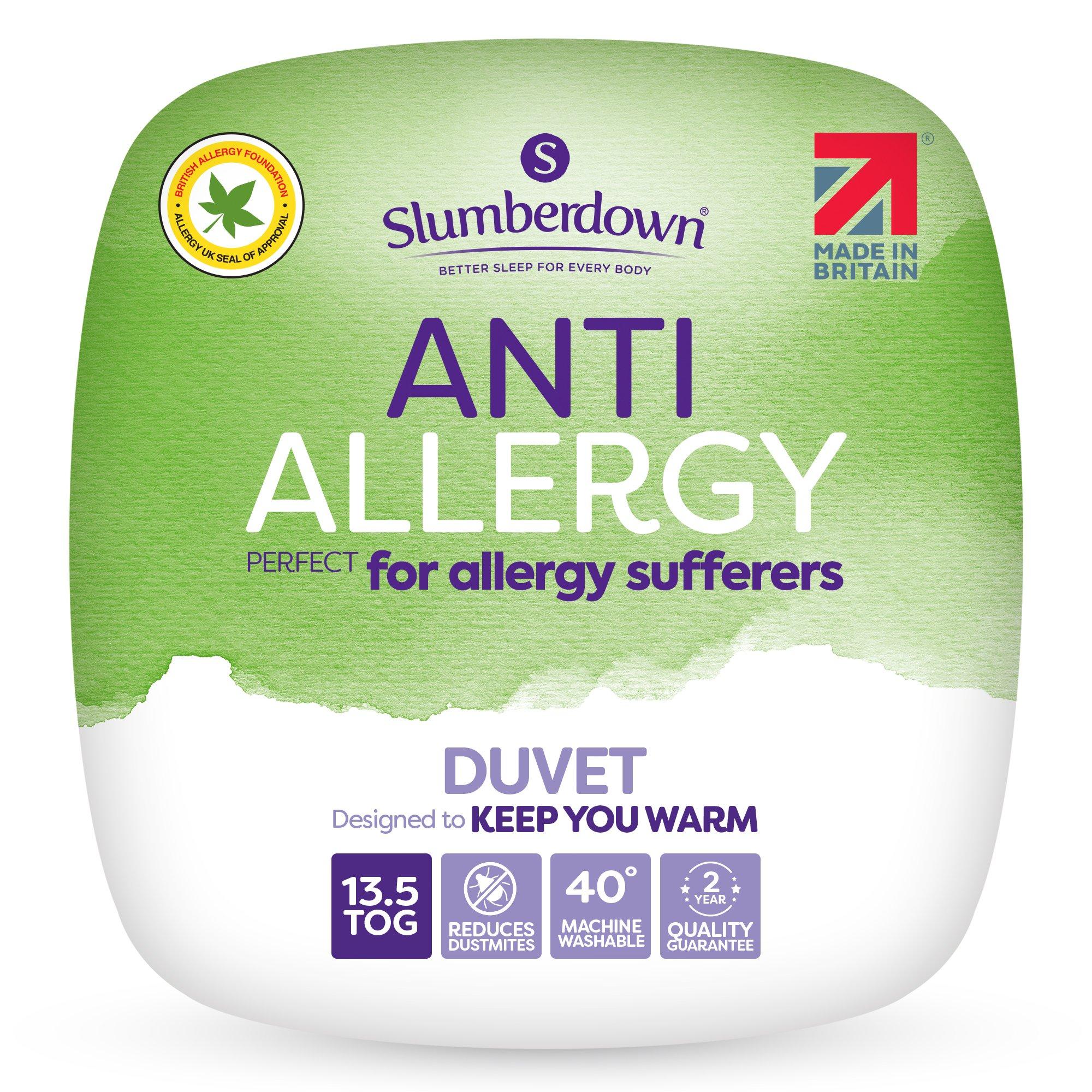 White - Slumberdown - Anti Allergy 13.5 Duvet - 1