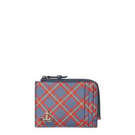 Vivienne Westwood Viv Tartan Zip Card Sn52