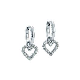 Ted Baker Amora Crystal Heart Huggie Earrings