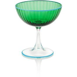 Aquazzura Striped Champagne Coupe - Set of 2