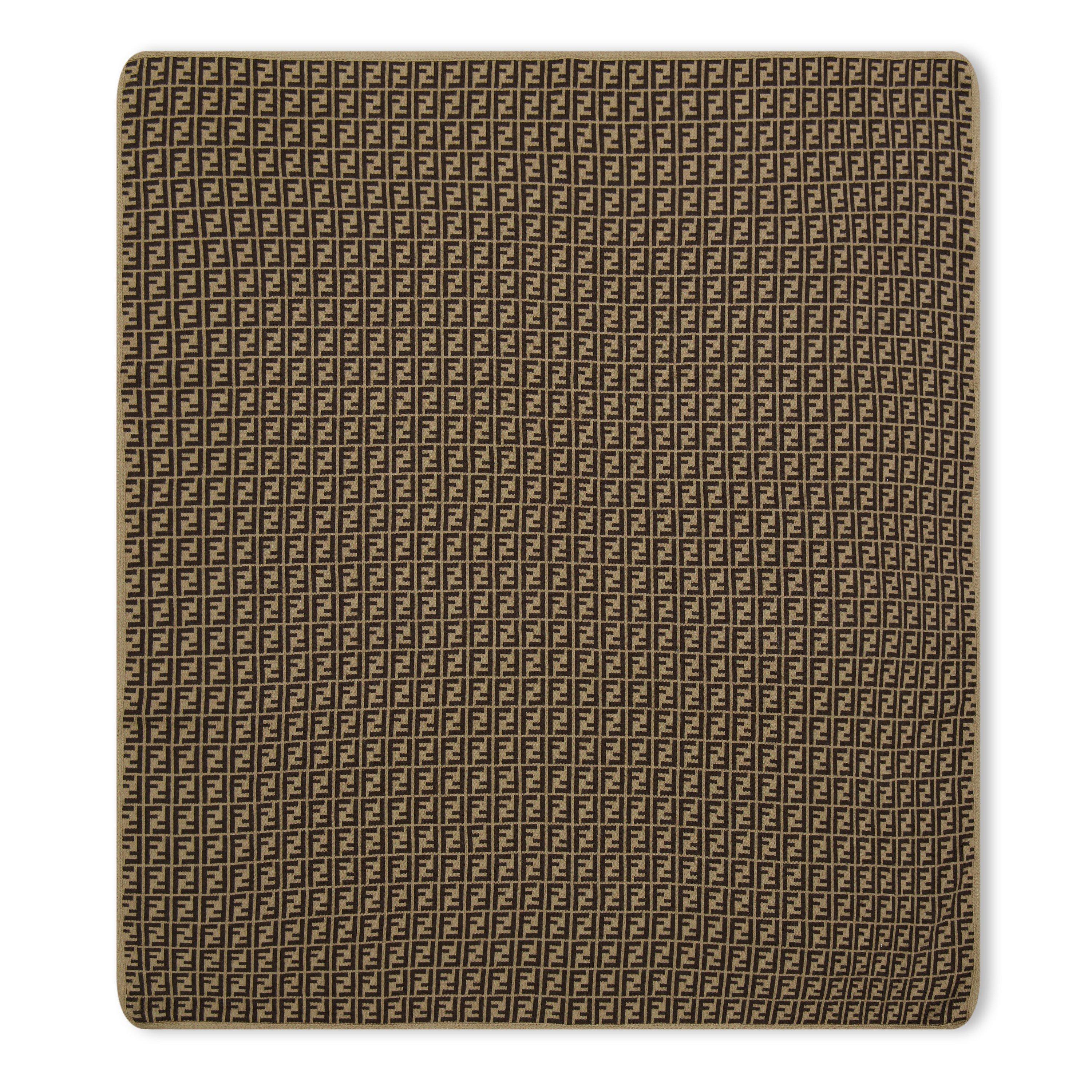 Fendi Ff Baby Blanket Babies - Marrone F0MJ