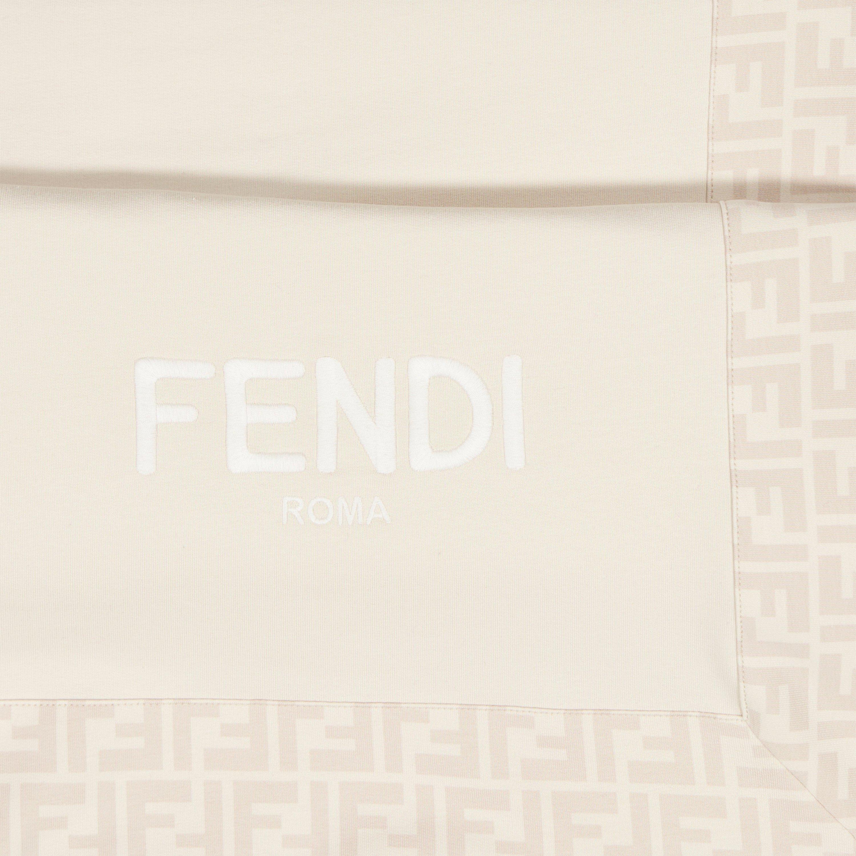 Beige F19J5 - Fendi - Ff Baby Blanket - 2