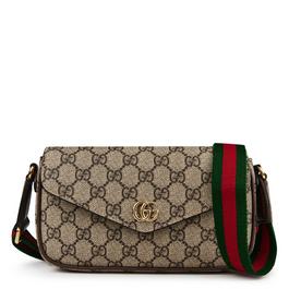 Gucci WomenS Logo Cotton Ophidia Mini Bag