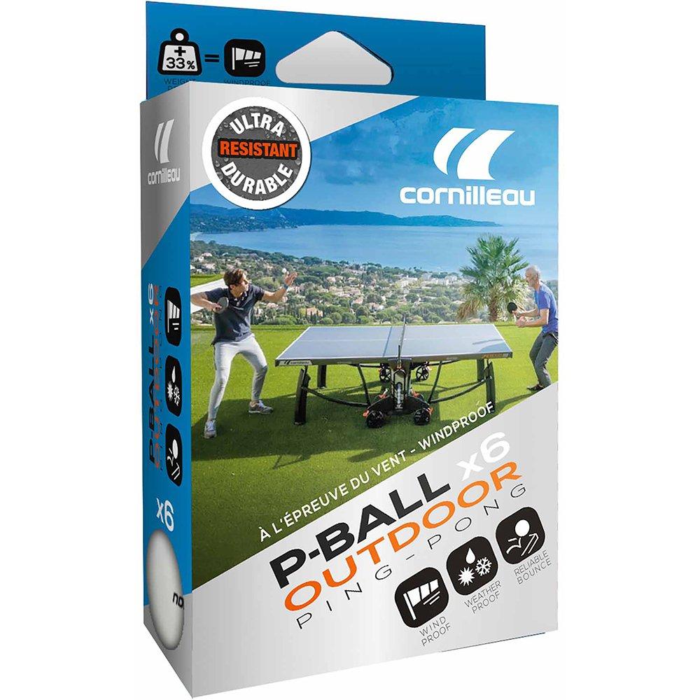 Sports Directory Men's Cornilleau Outdoor Ultradurable Table Tennis Balls 6 Pack - Neutral