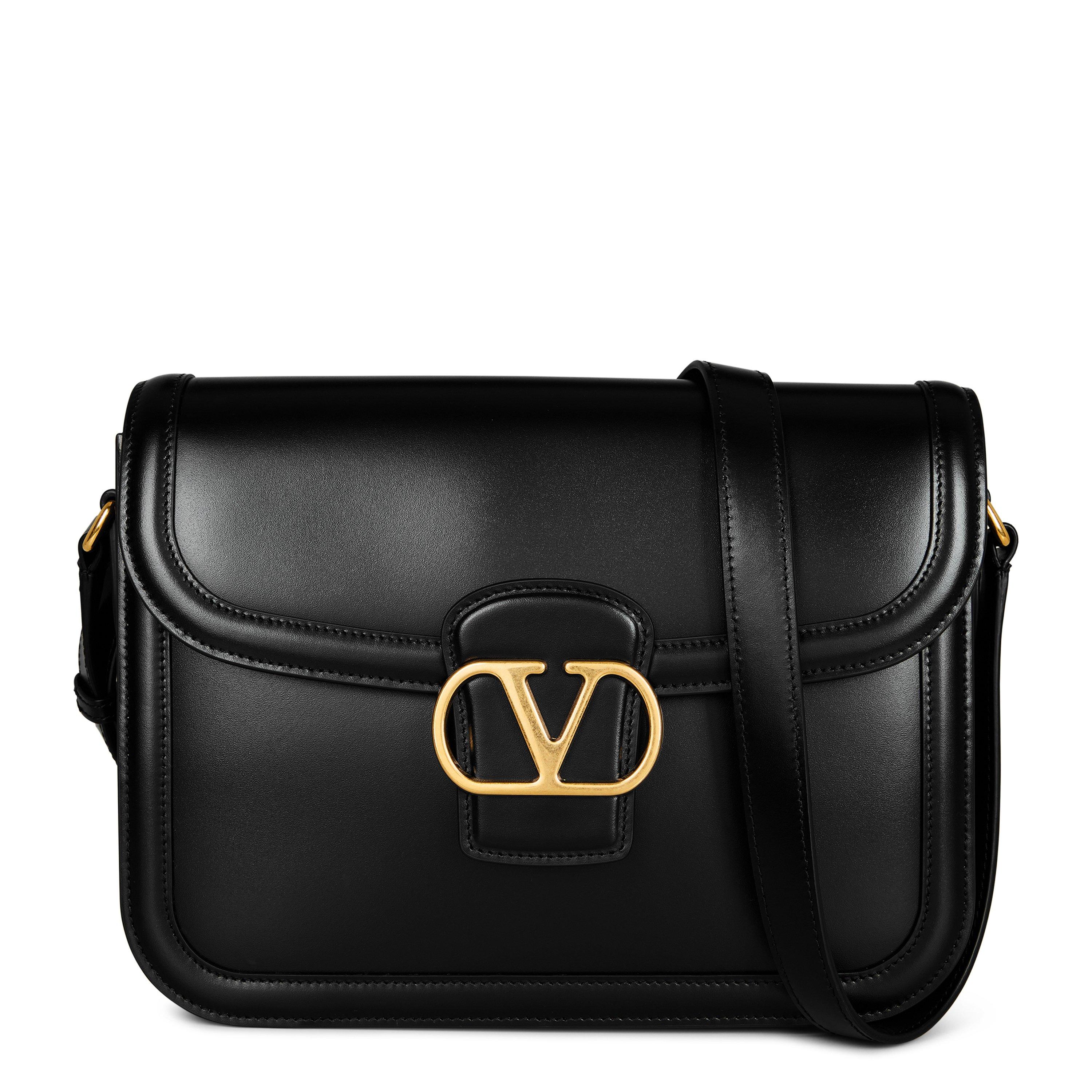 正規店買付【VALENTINO】9TO5 ブラックレザーバッグ VALENTINO GARAVANI 9to5 leather shoulder bag | NET-A-PORTER