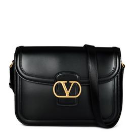 Valentino Garavani 9 To 5 Leather Crossbody Bag