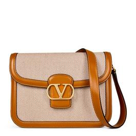 Valentino Garavani 9 To 5 Canvas Crossbody Bag