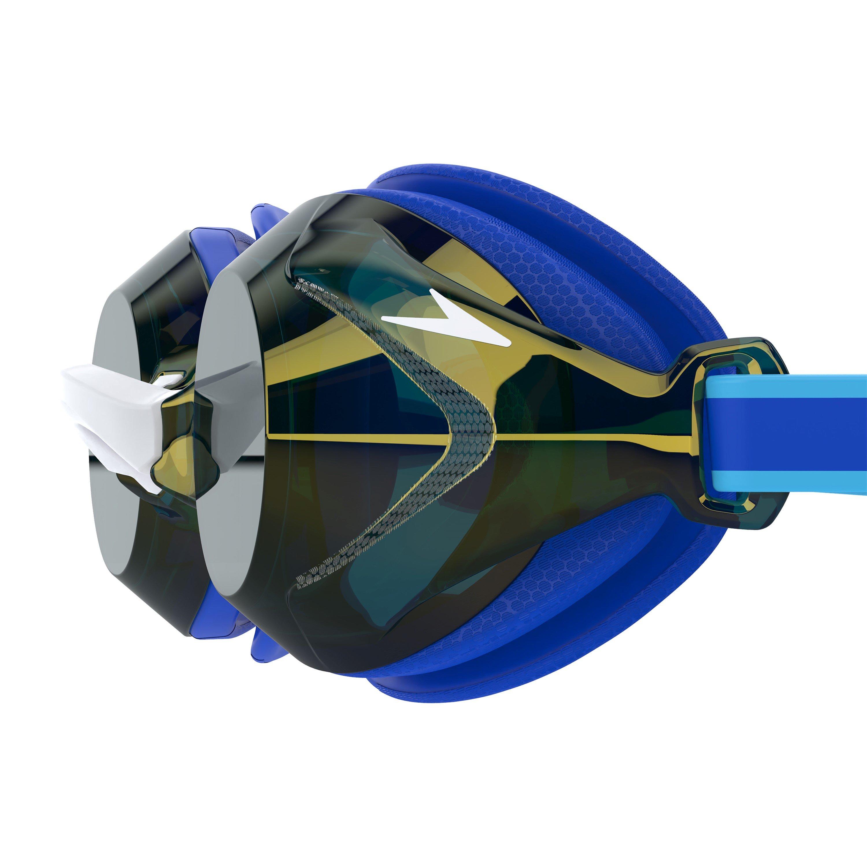Kobolt/Guld - Speedo - Mirror Race Goggles - 4