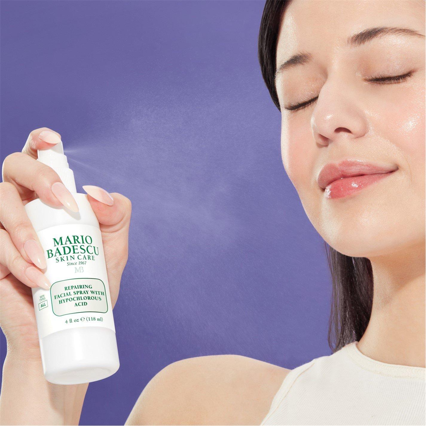 Clear - Mario Badescu - Repairing Facial Spray with Hypochlorous Acid - 3
