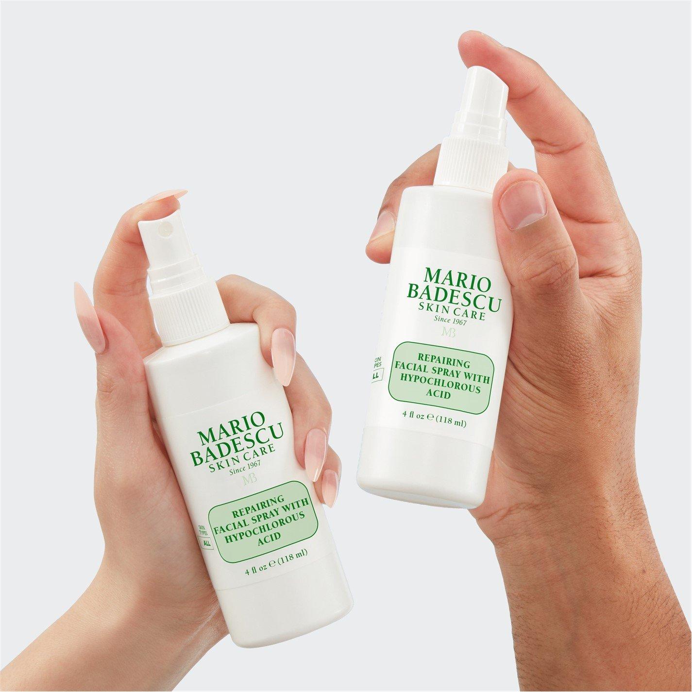 Clear - Mario Badescu - Repairing Facial Spray with Hypochlorous Acid - 7