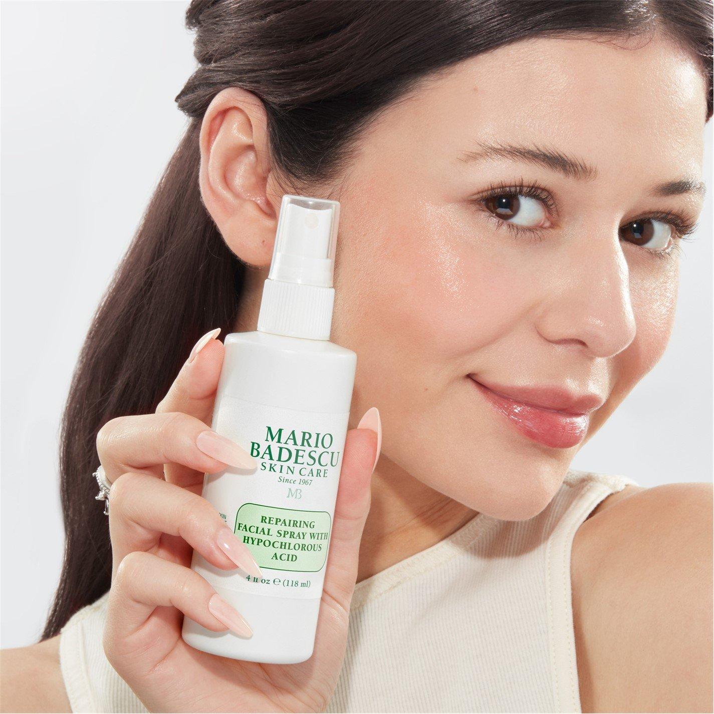 Clear - Mario Badescu - Repairing Facial Spray with Hypochlorous Acid - 8