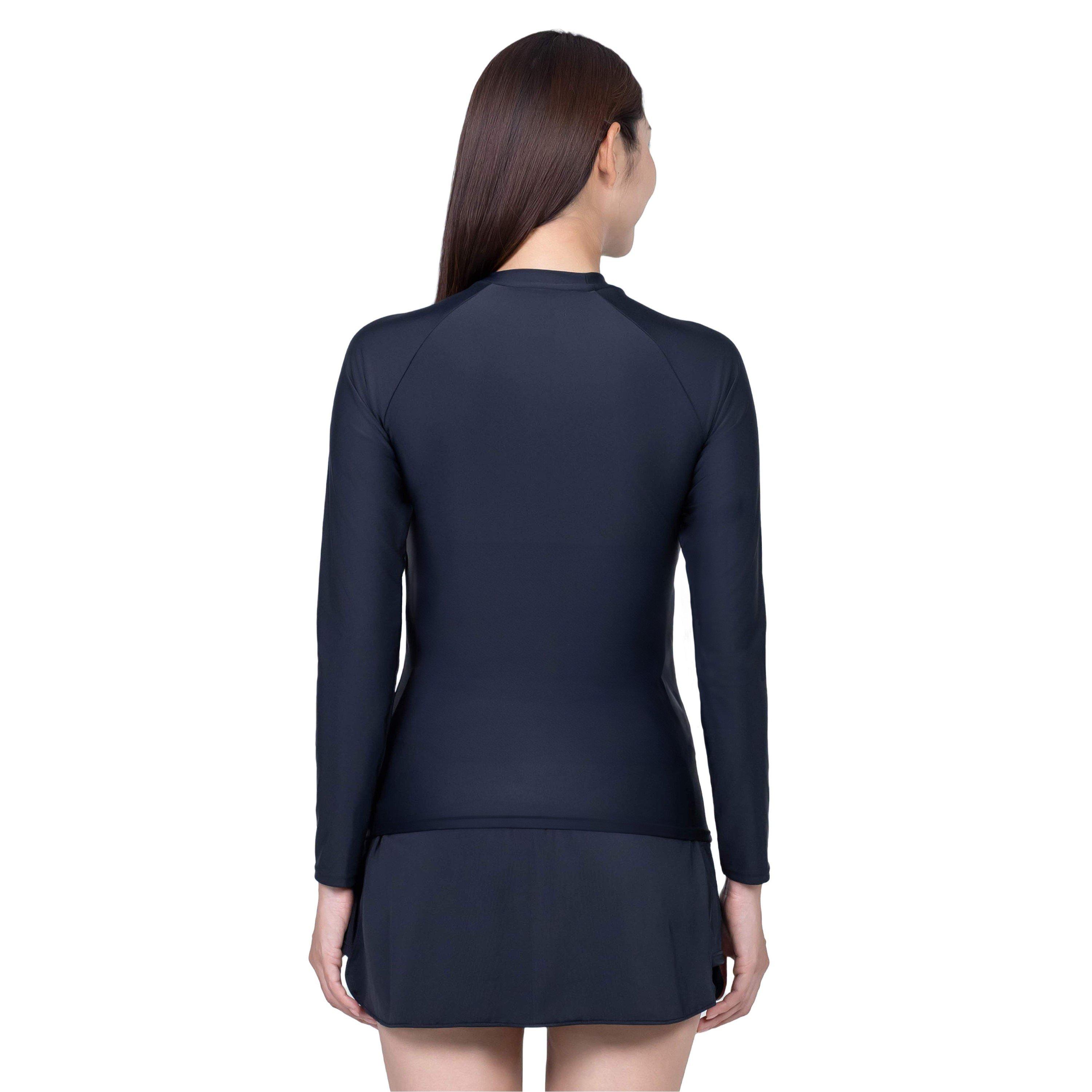 Black - Arena - Women's LS Rash Vest - 2
