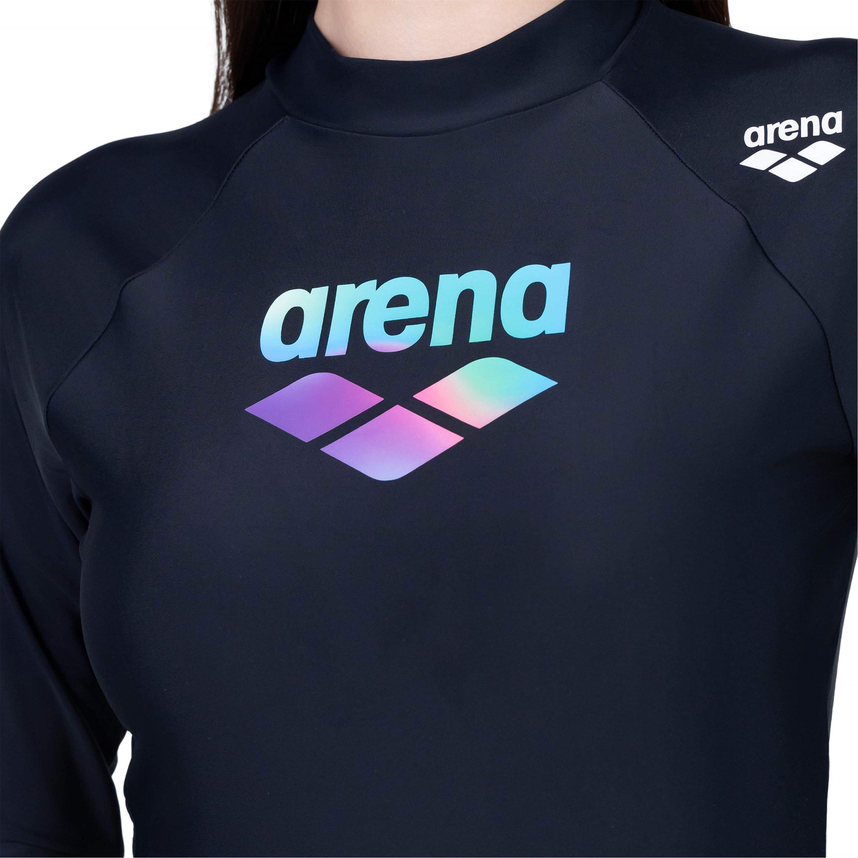 Black - Arena - Women's LS Rash Vest - 4