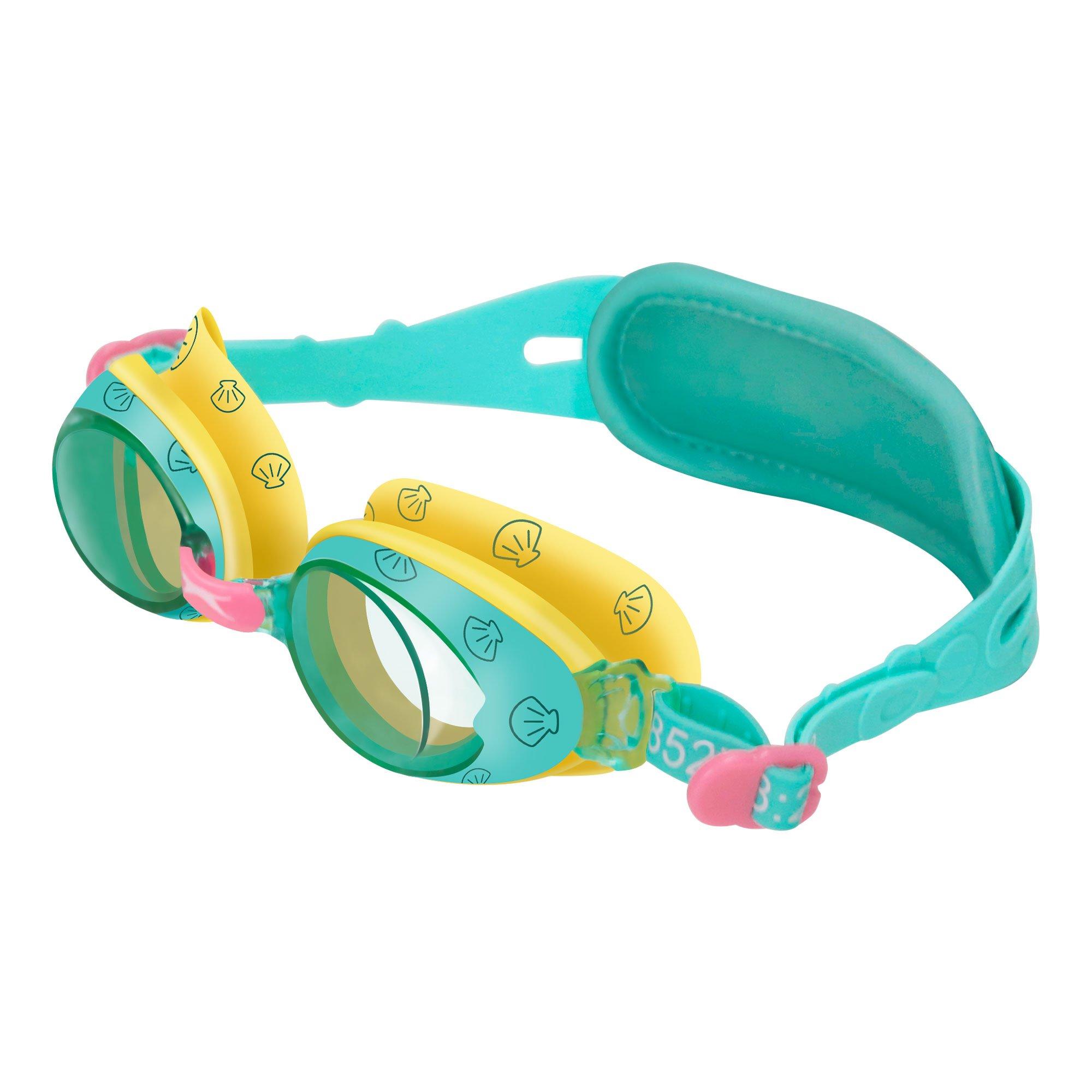 Blue/Yellow - Slazenger - Coral Training Goggles - 3