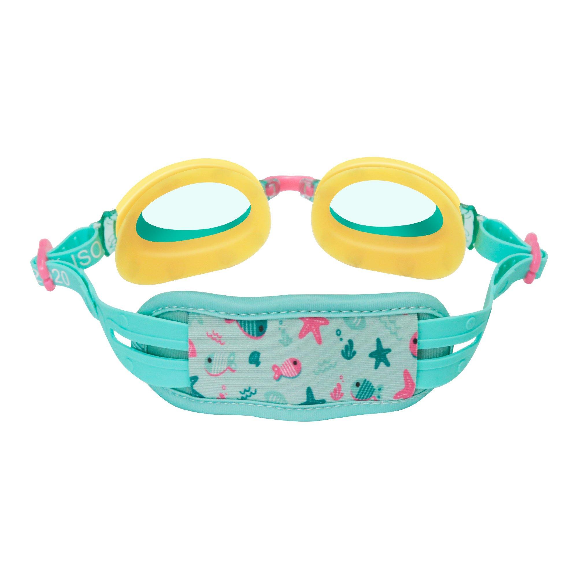 Blue/Yellow - Slazenger - Coral Training Goggles - 4