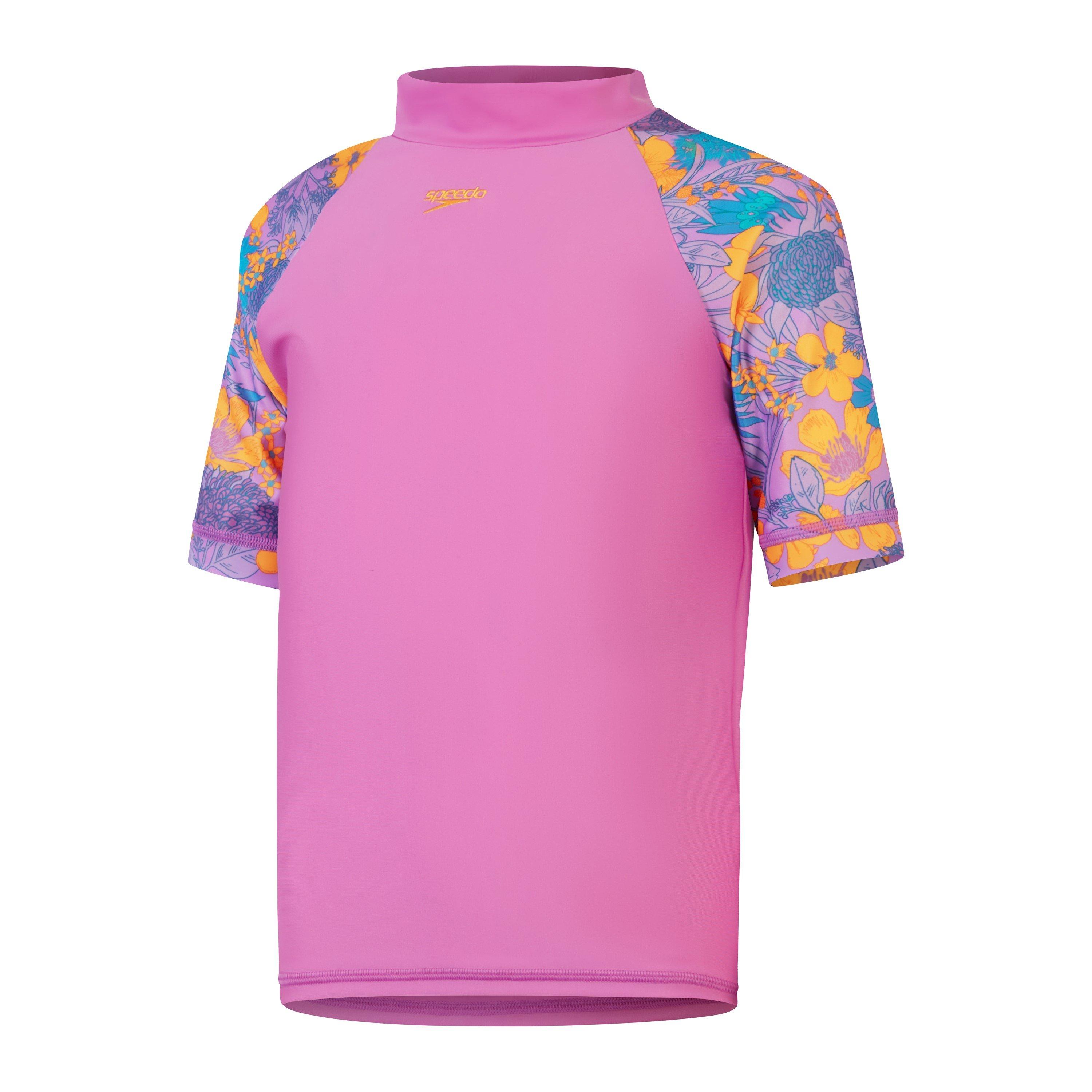 Violet - Speedo - Kids' Short-Sleeve Rash Vest - 1